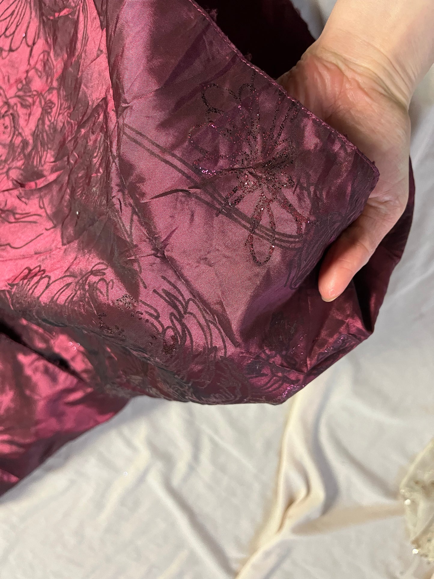 Dark Pink Prom/Evening Dress - UK 8