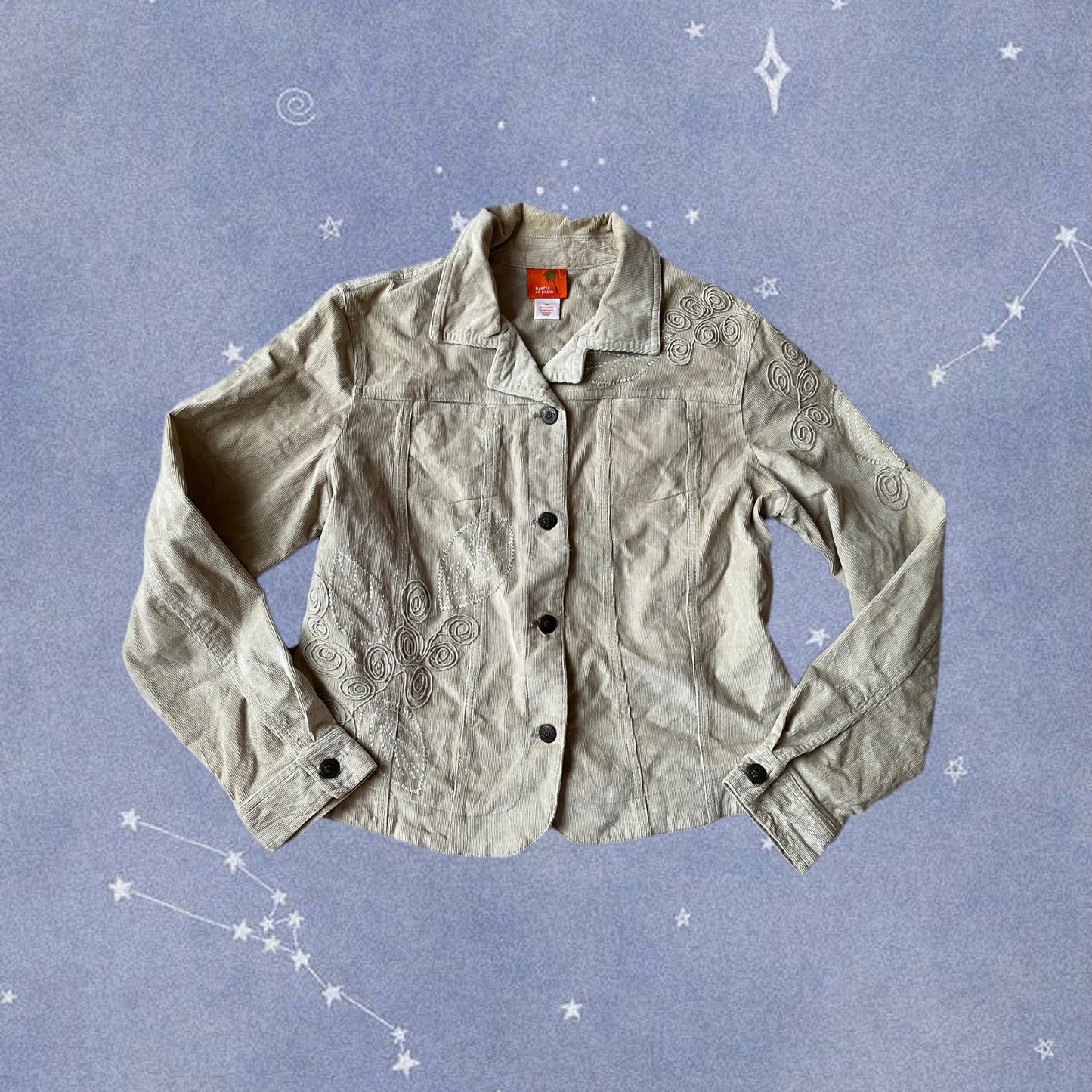 Sage Corduroy Jacket UK 12-14
