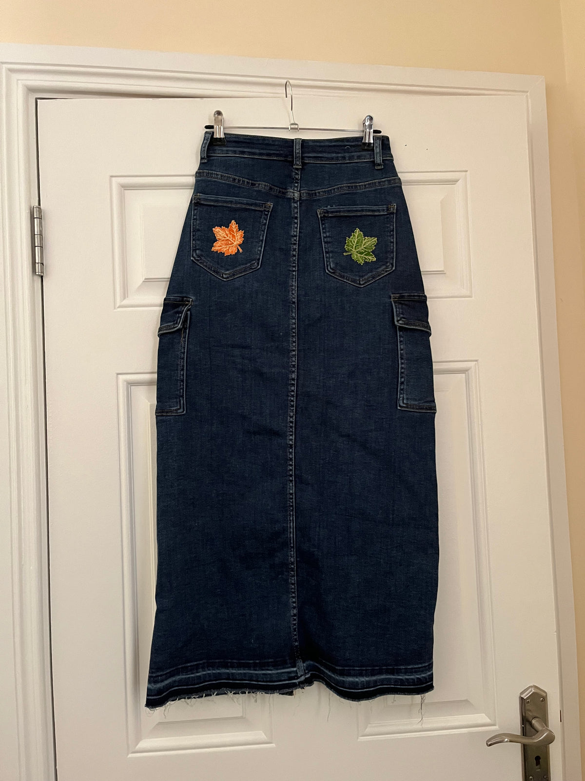 90s Denim Skirt UK 6-10