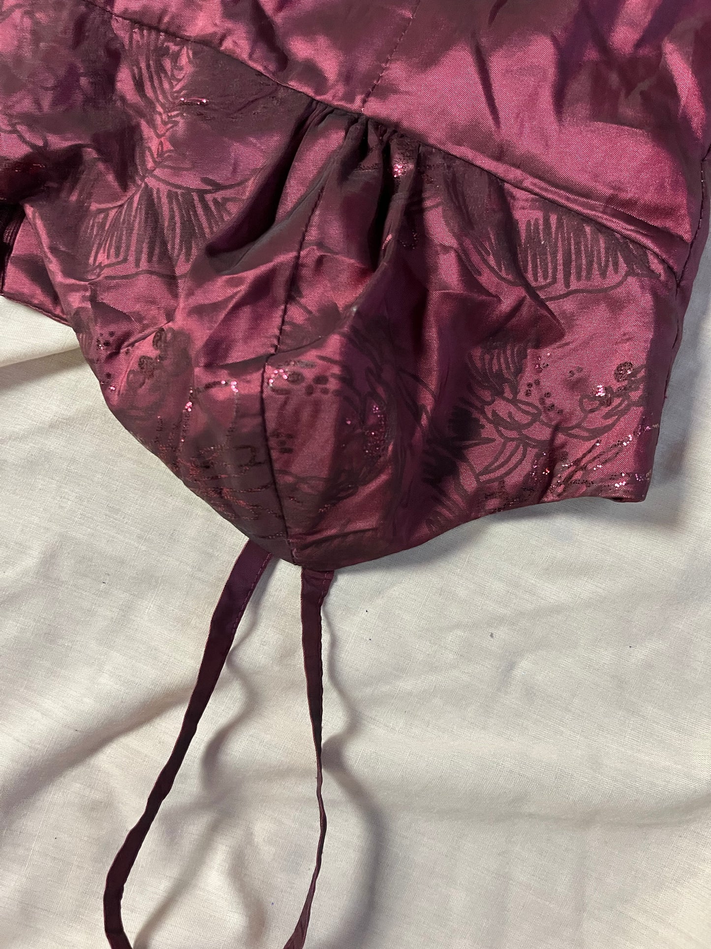 Dark Pink Prom/Evening Dress - UK 8