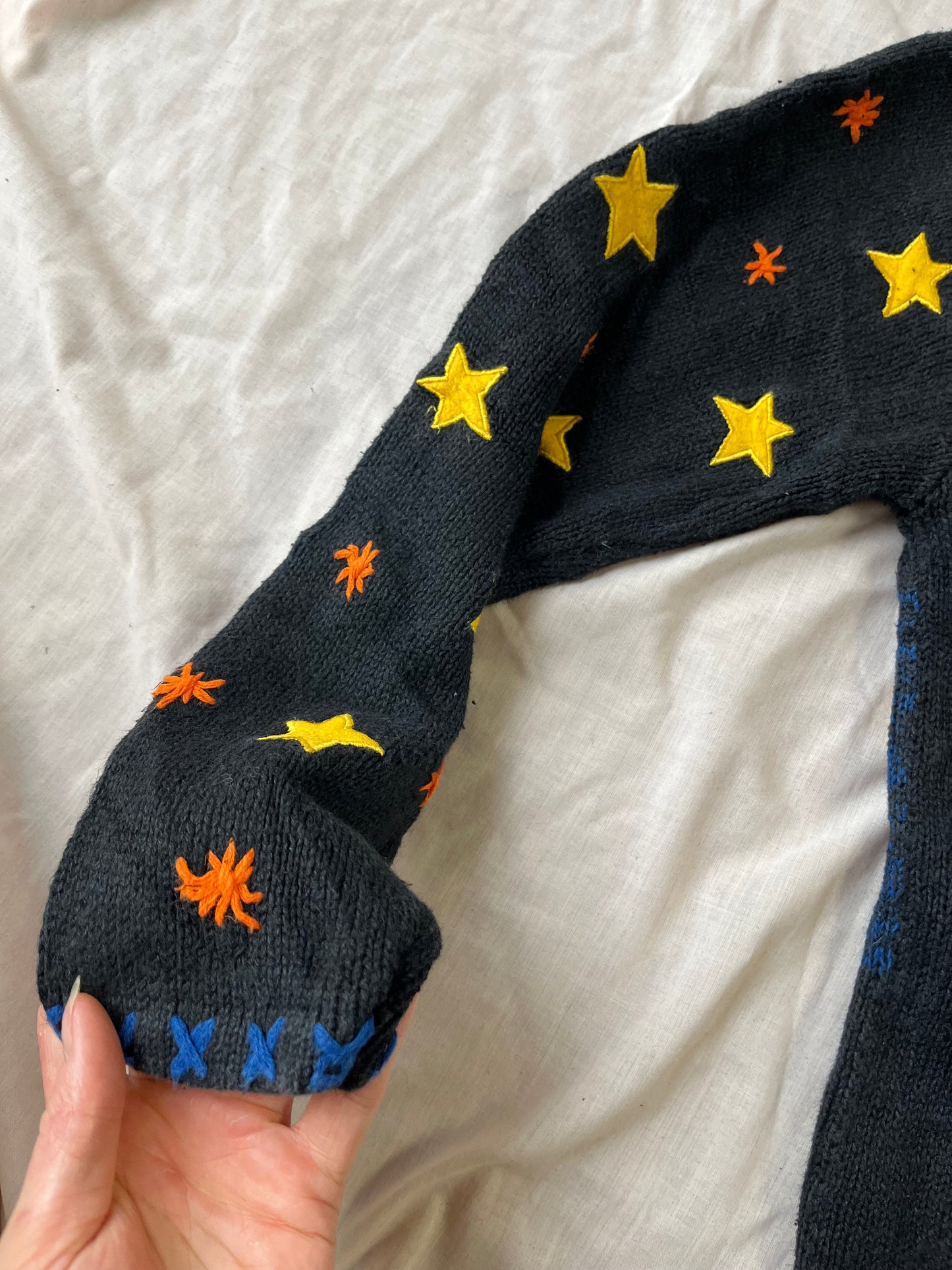 Something Wicked 1990s Halloween Cardigan S