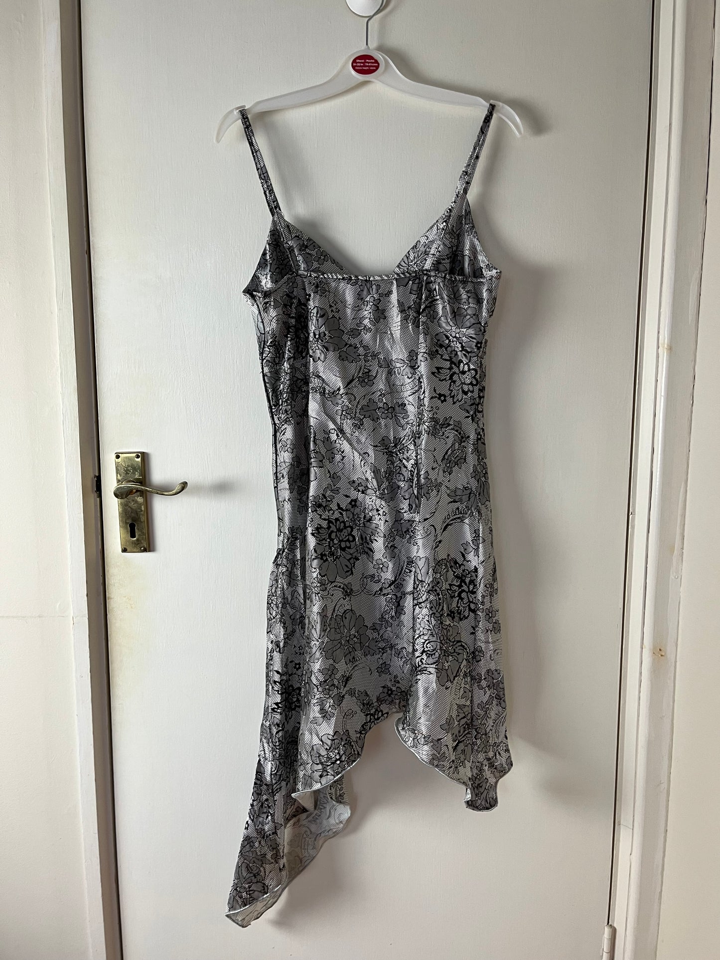 Satin Floral Dress UK 8-10