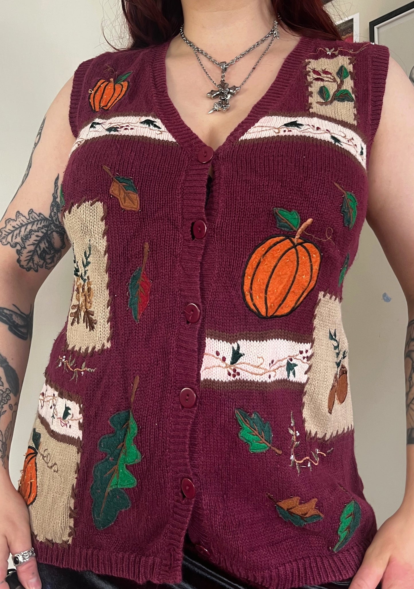 Acorn Sweater Vest UK 6-12