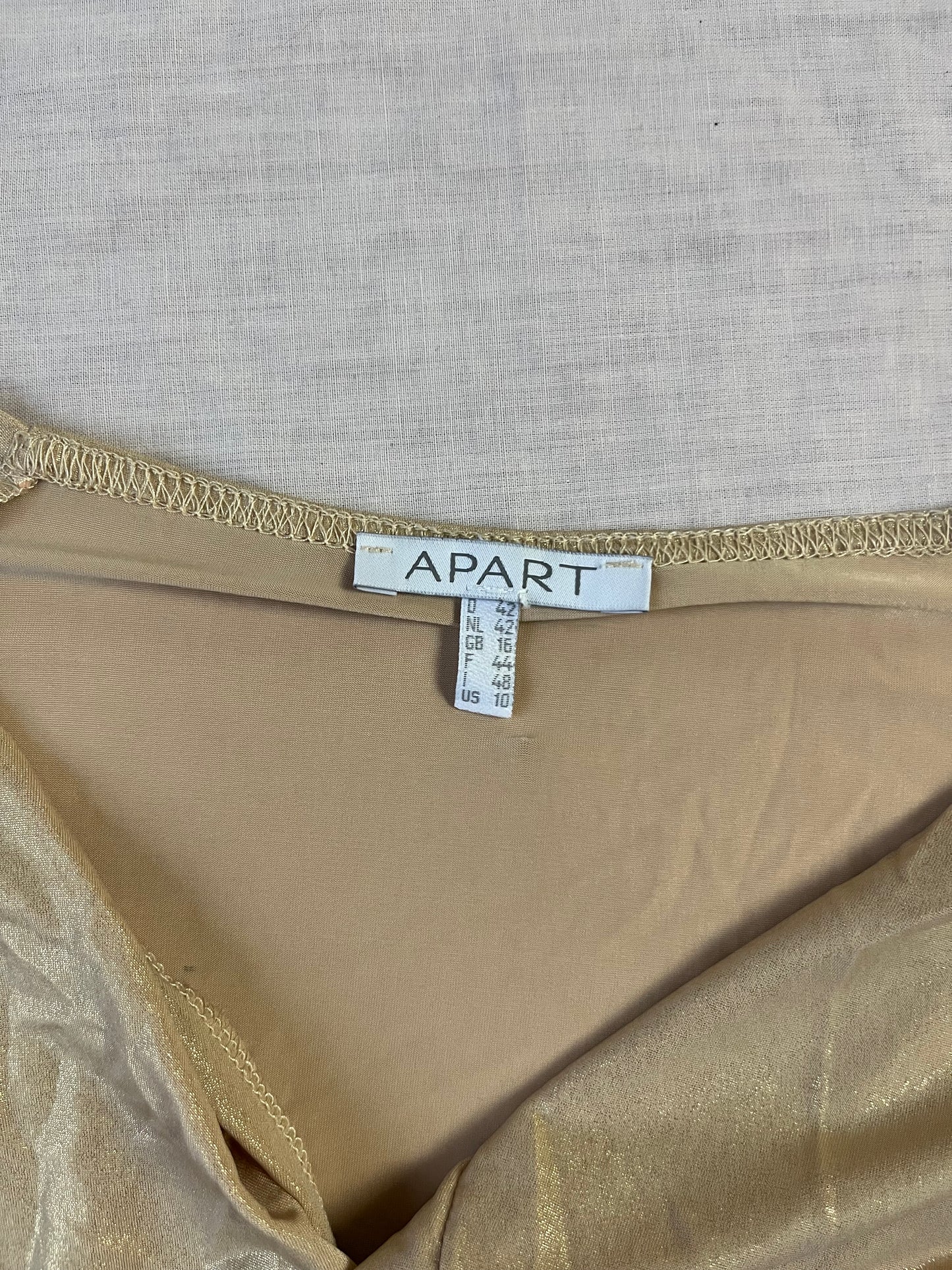 Gold Top UK 12-14