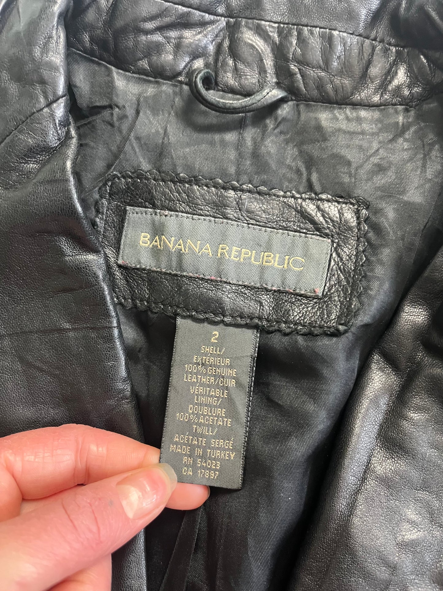 Nina Leather Jacket UK 10-12