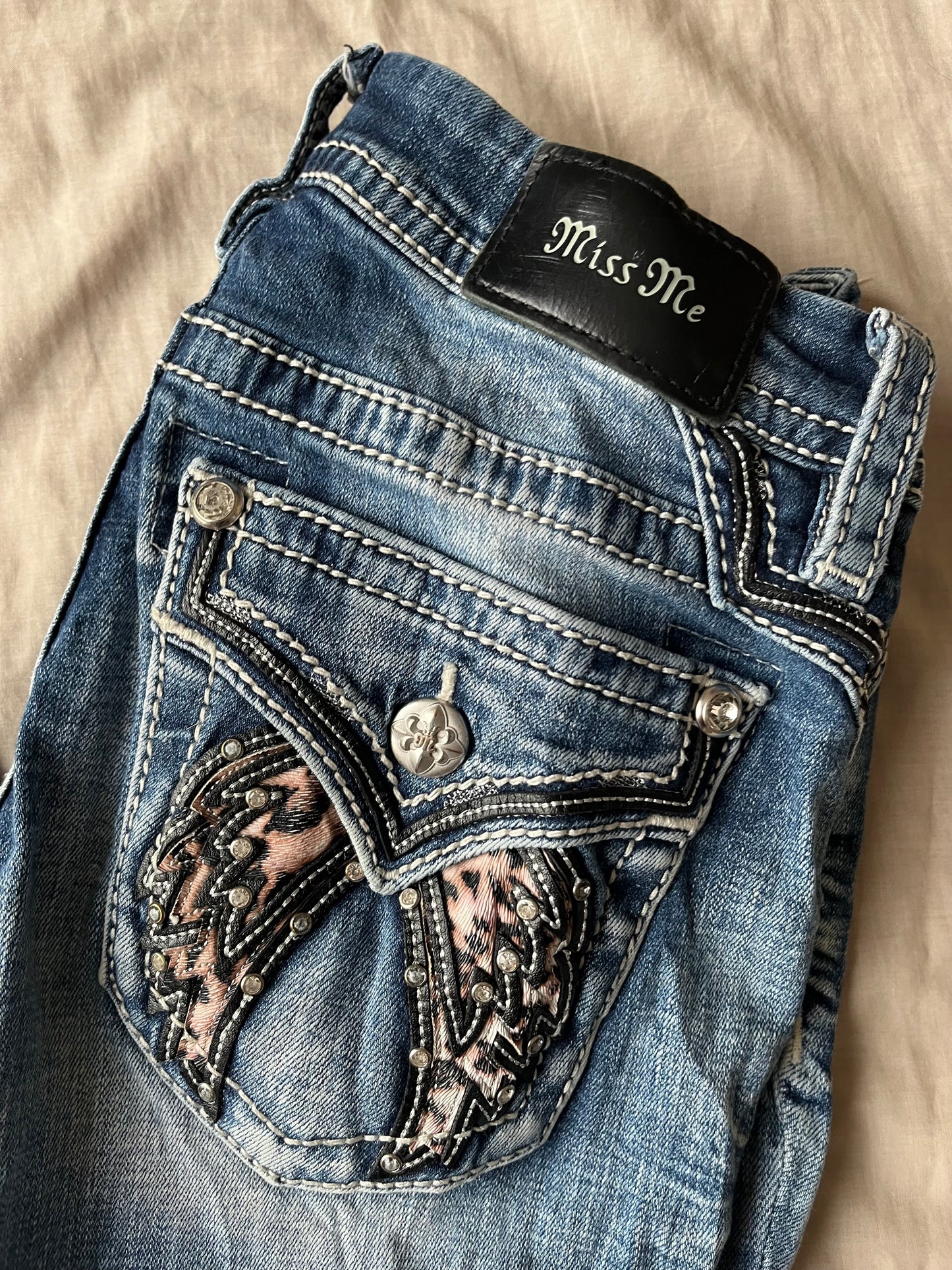 Y2K Miss Me Jeans UK 6-8
