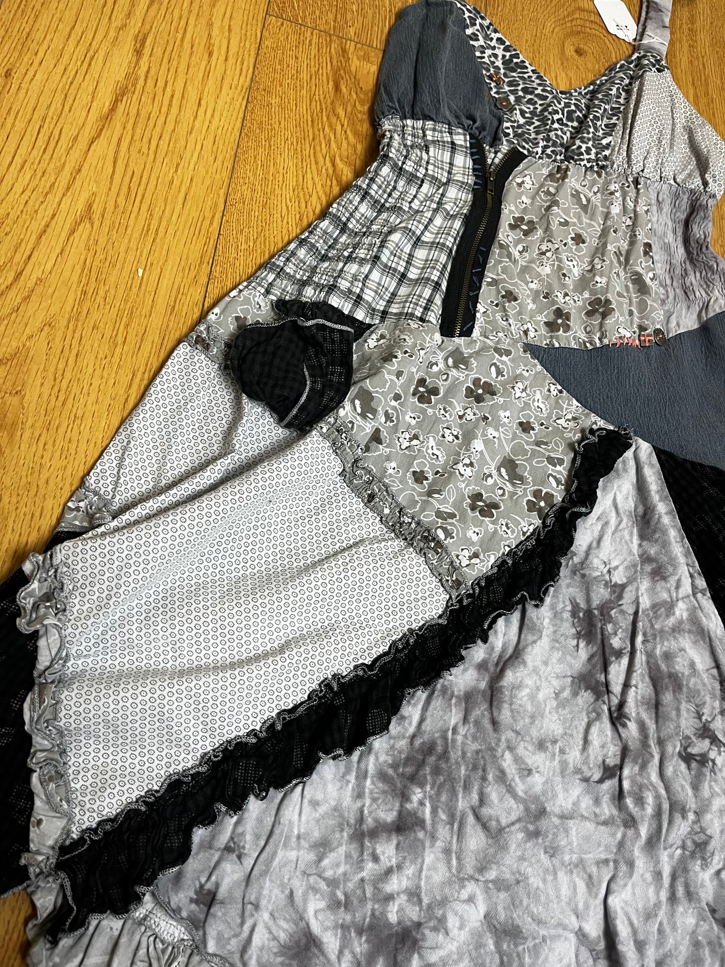 1990s Patchwork Dress UK 8-10