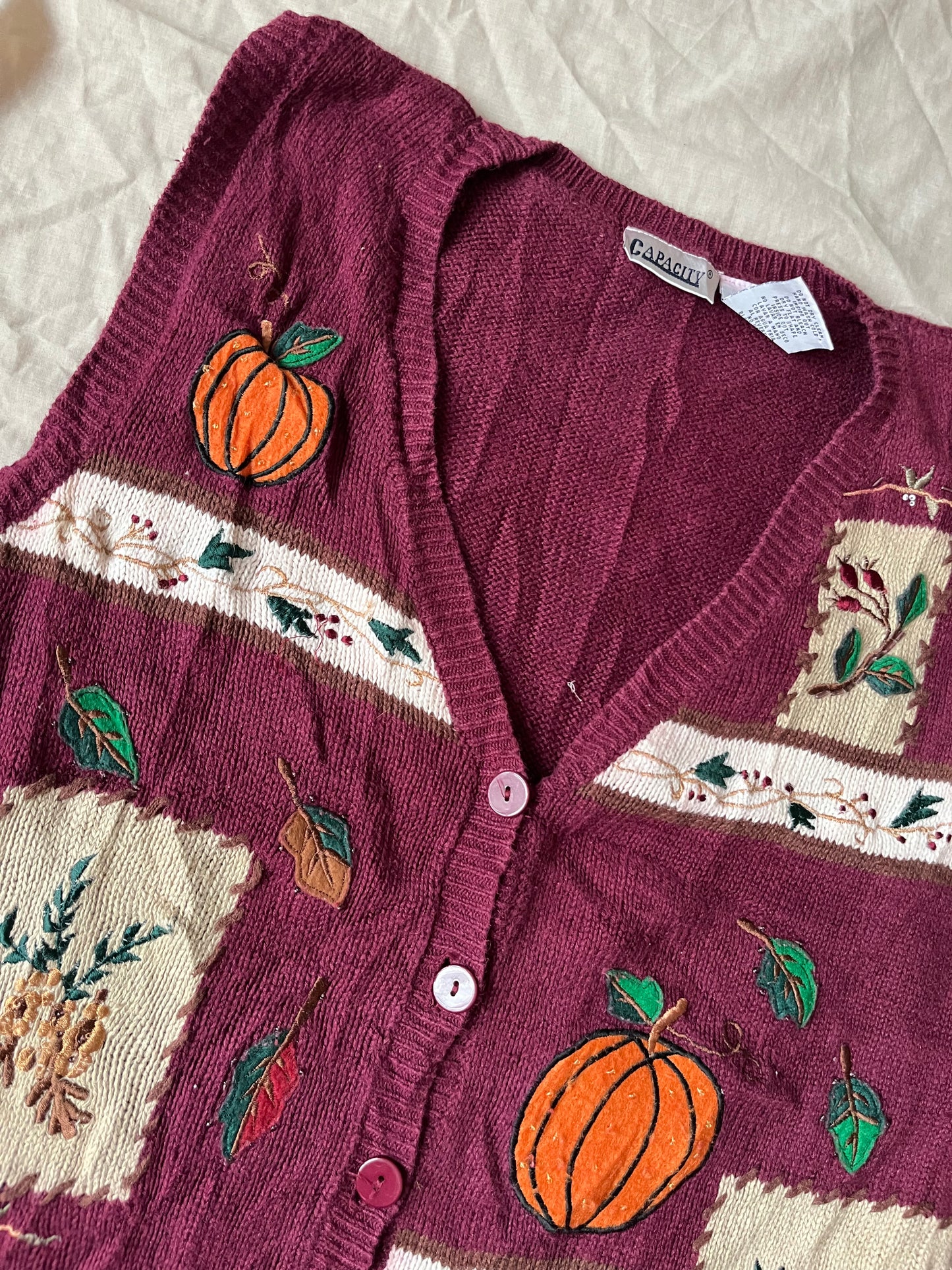 Acorn Sweater Vest UK 6-12