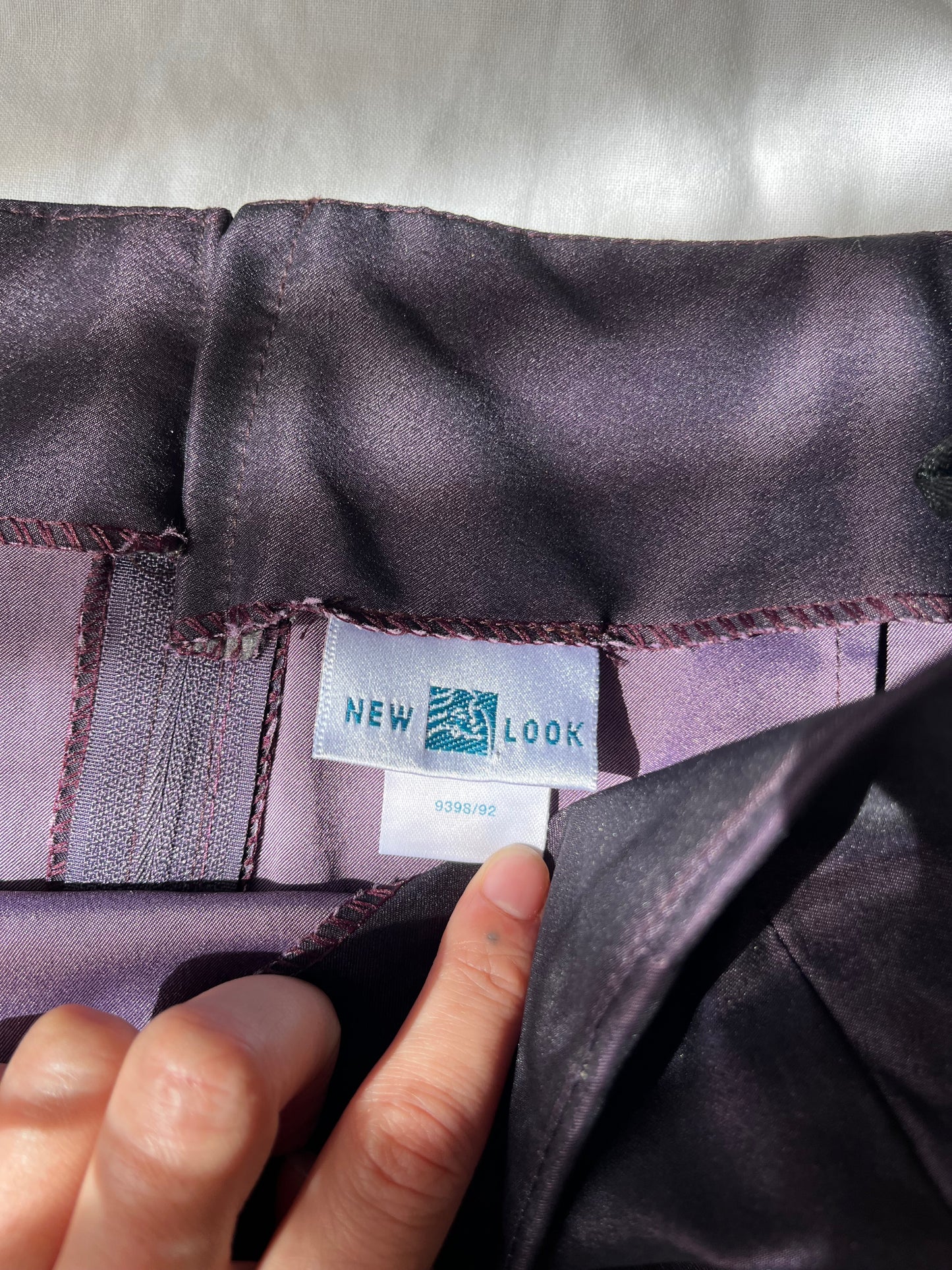 Purple New Look Skirt UK 12