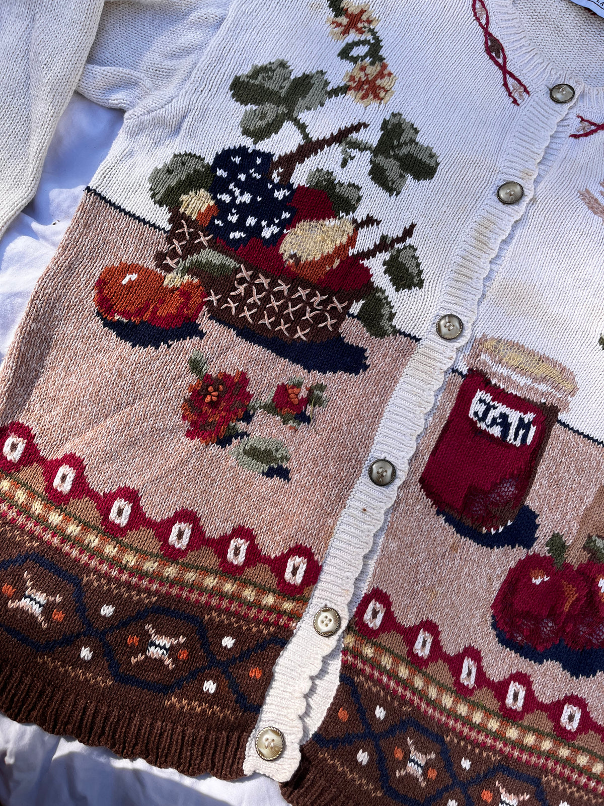 Autumn Scene Cardigan L
