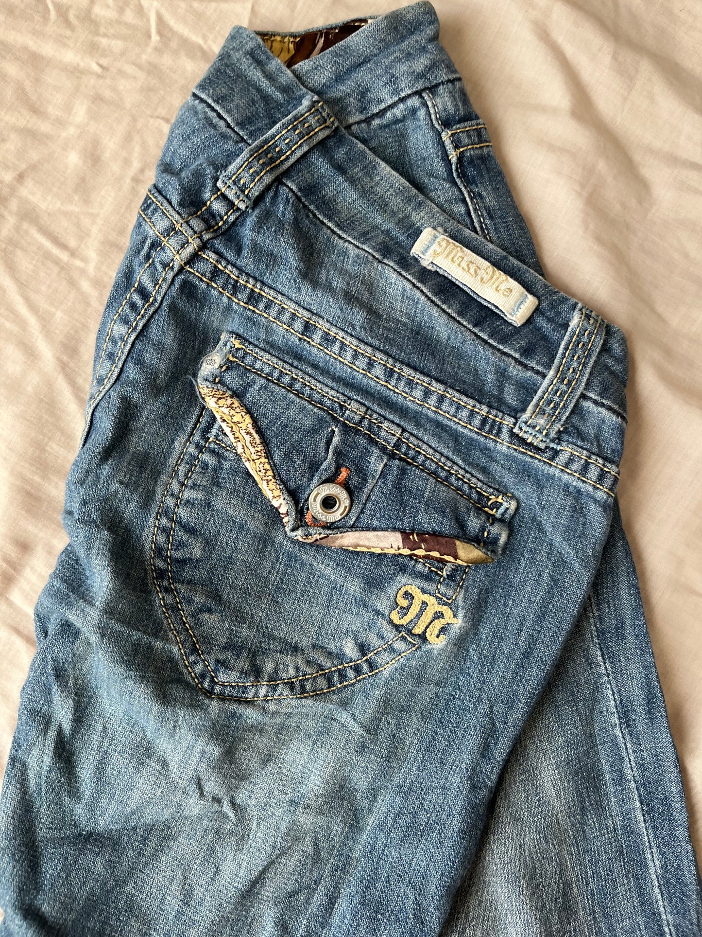 Y2K Miss Me Jeans UK 6-8