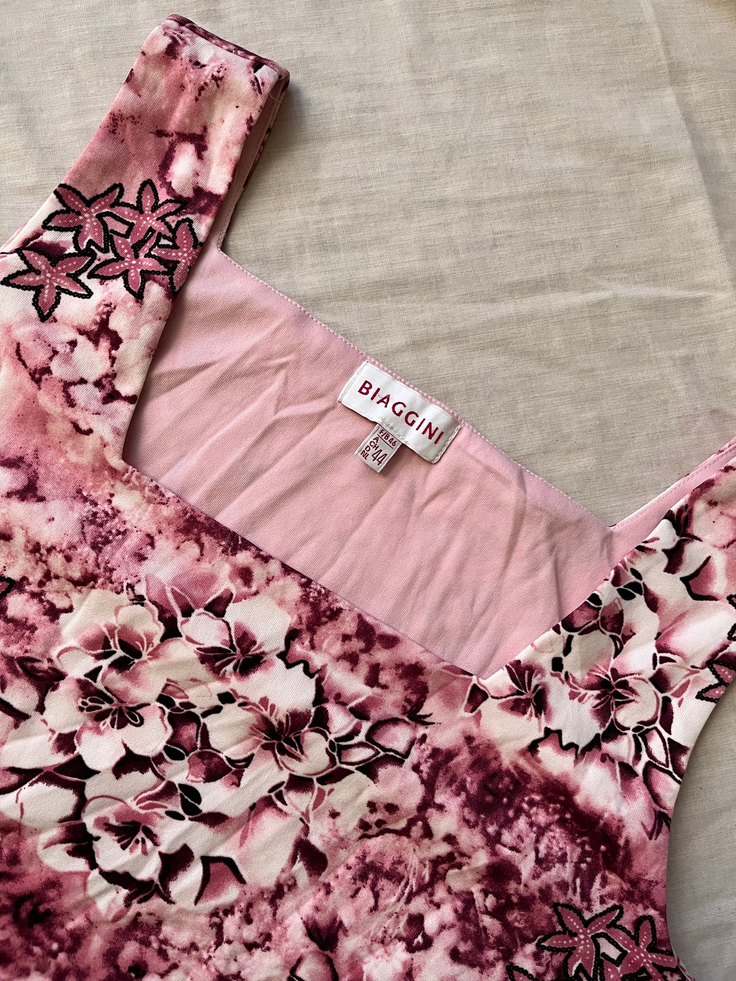 Pink Floral Top - UK 10
