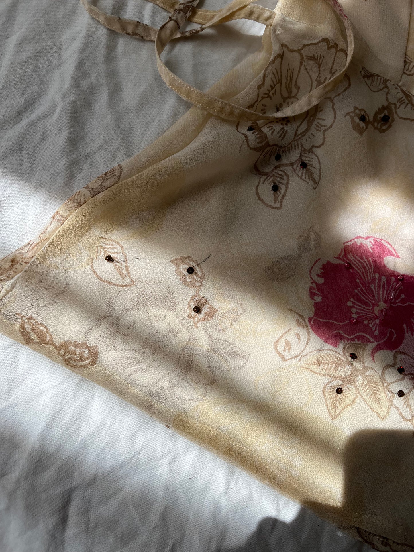Floral Mesh Top UK 10