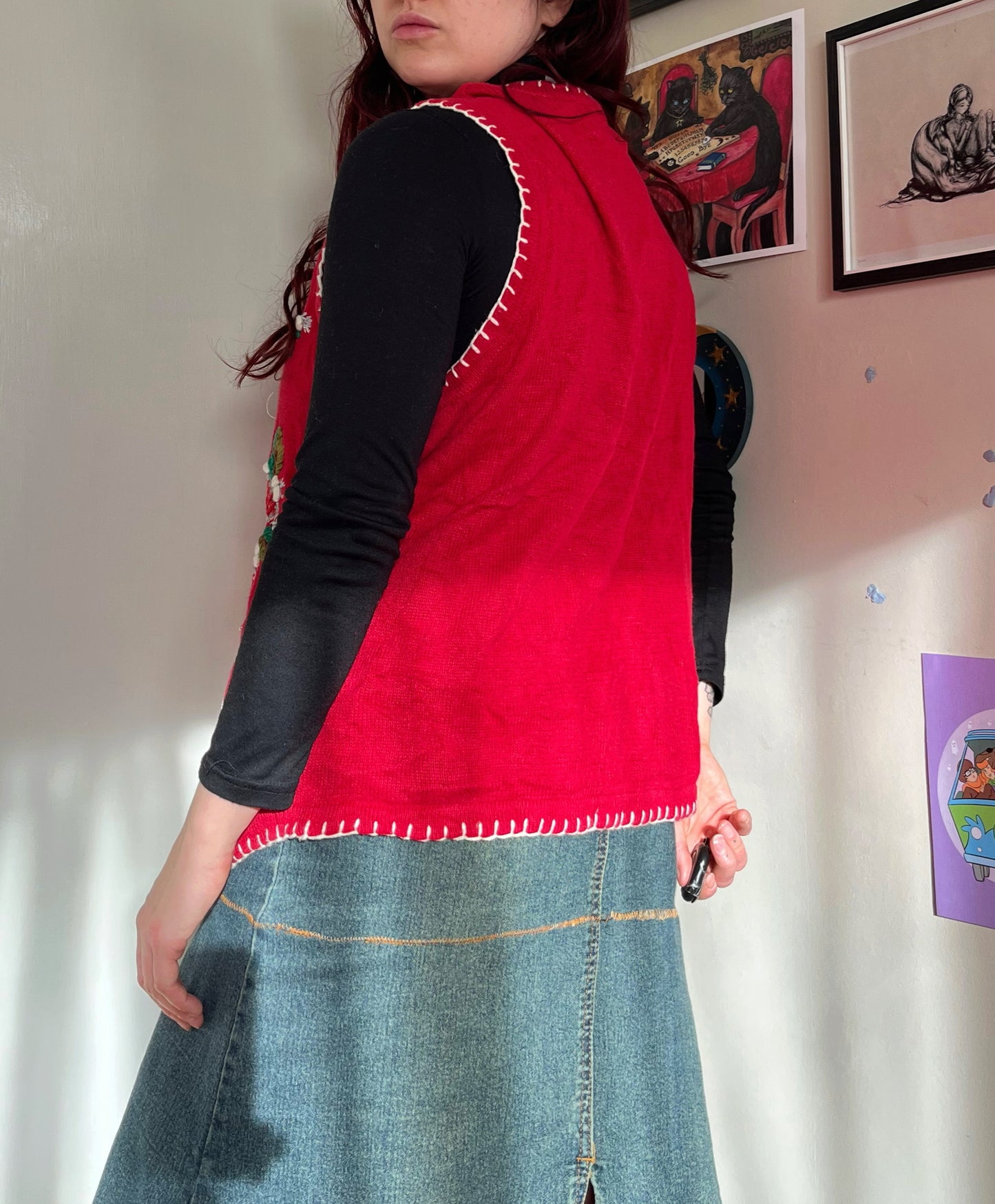Noelle 1990s Sweater Vest UK 4-18/L