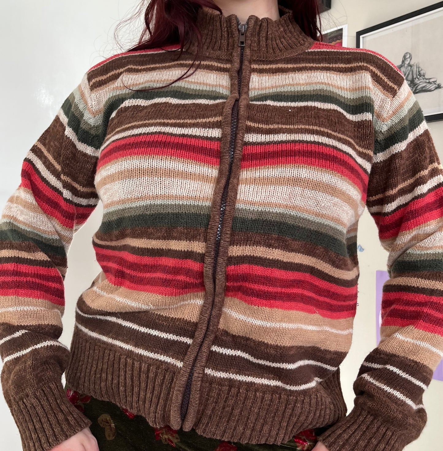 Stripy Cardigan - UK 6-14/M