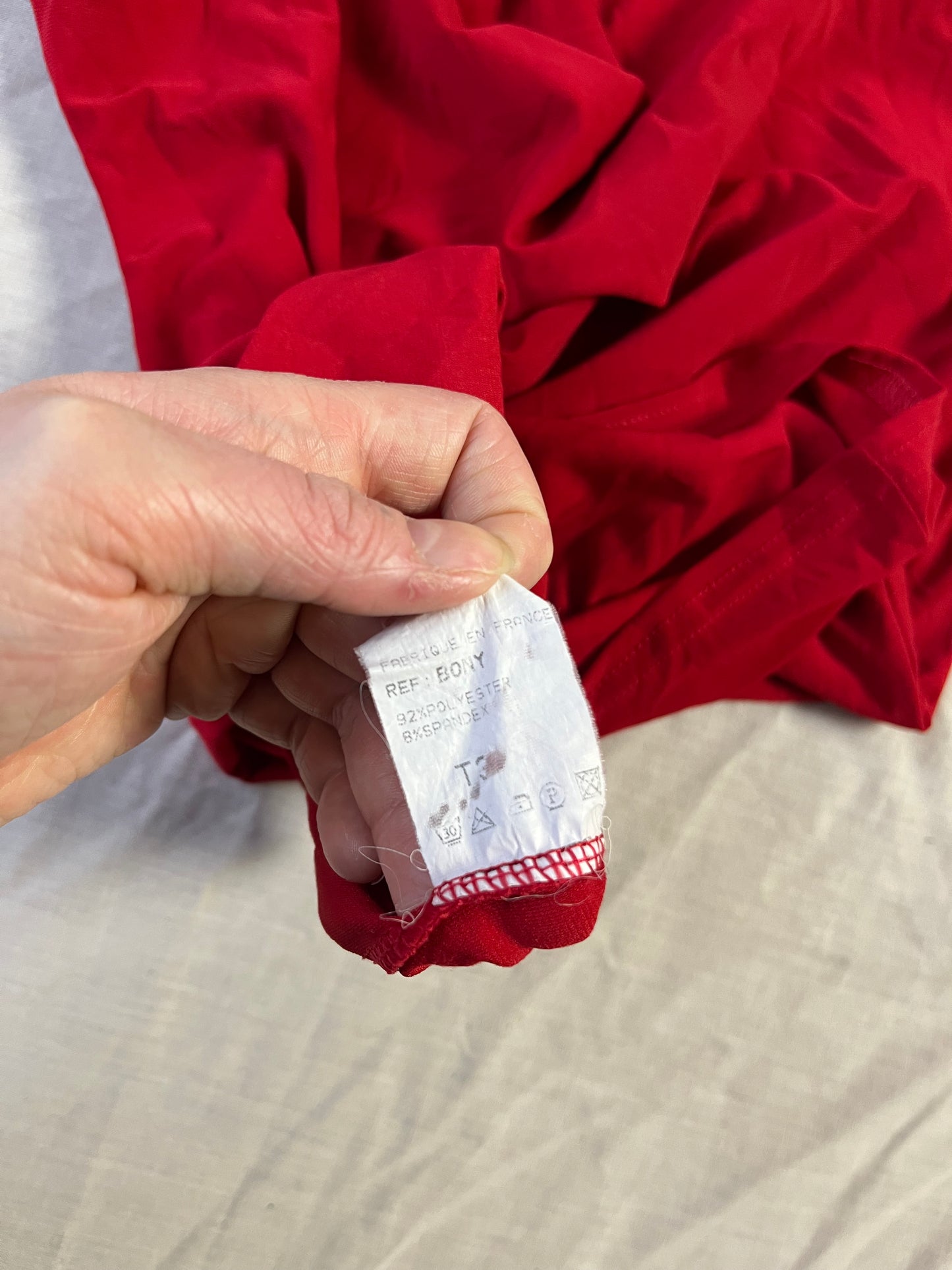 Red Cowl Neck Top UK 8-10