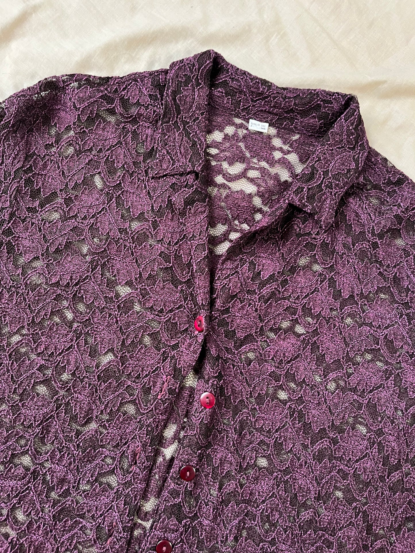 Purple Lace Cardigan UK 6-20