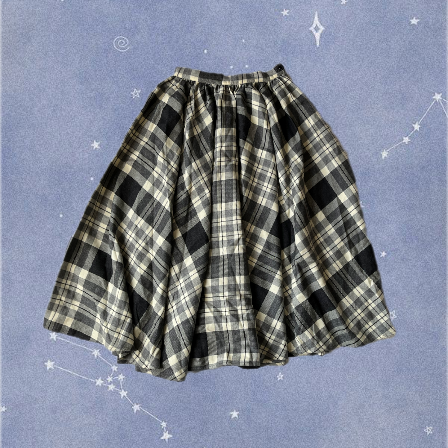 Tartan Maxi Skirt UK 6