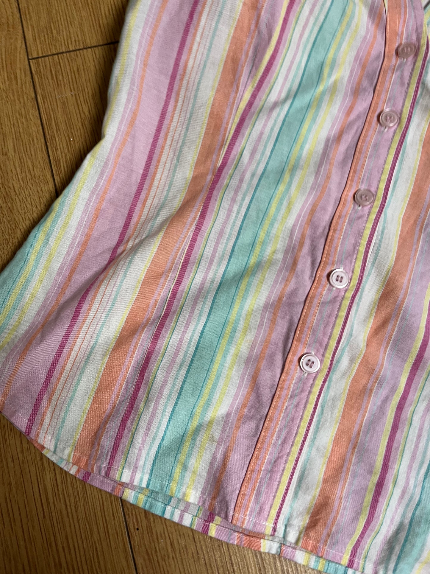 Y2k Striped Shirt UK 10