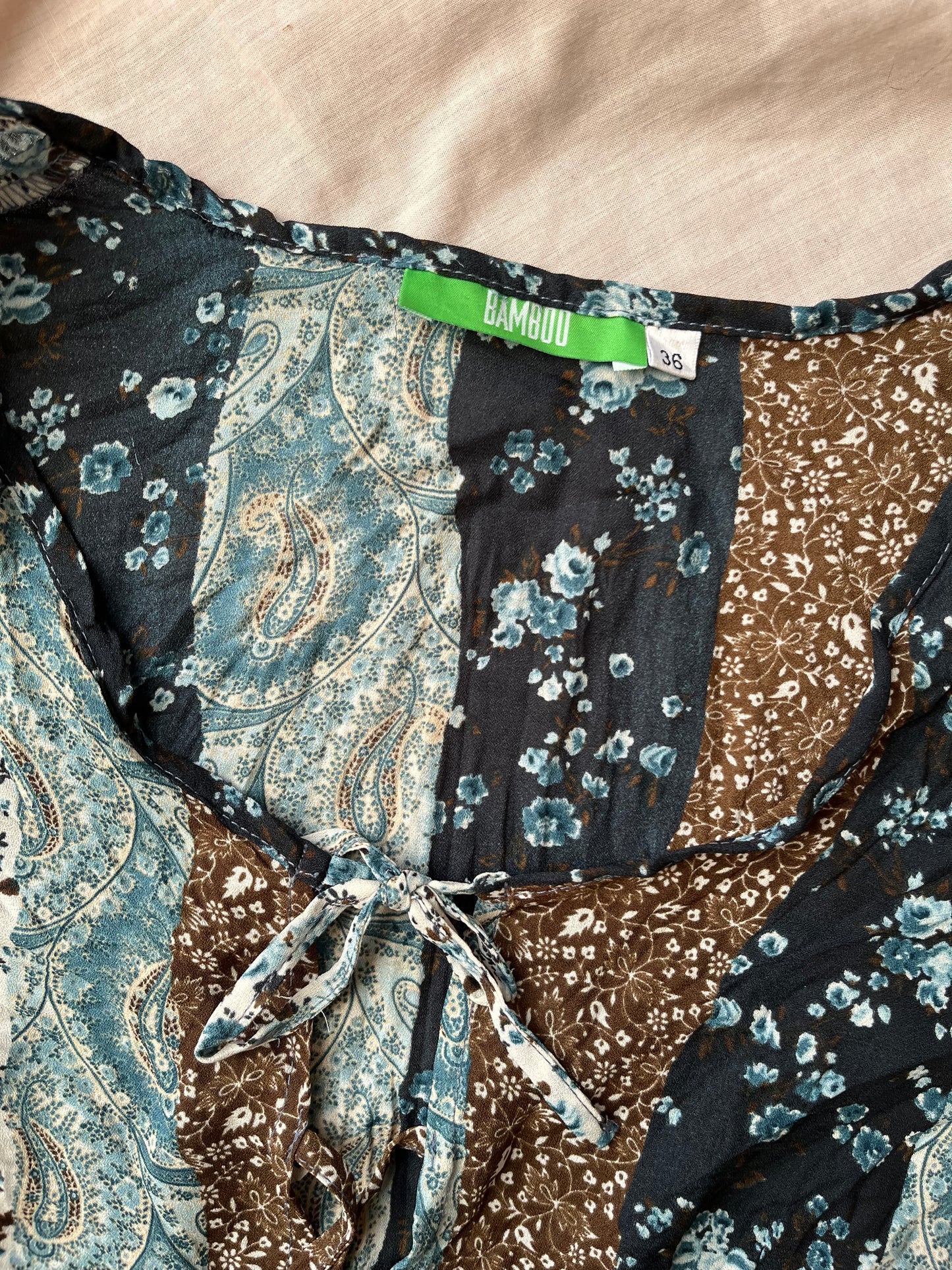 Patchwork Floral Top - UK 12