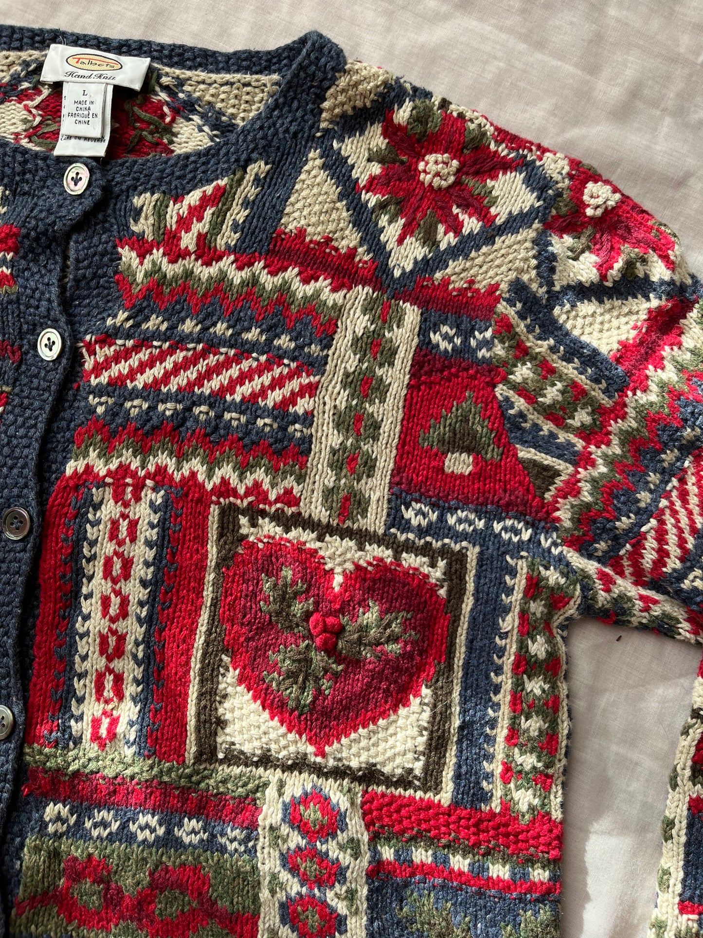 Gingerbread 1990s Cardigan UK 4-16/L