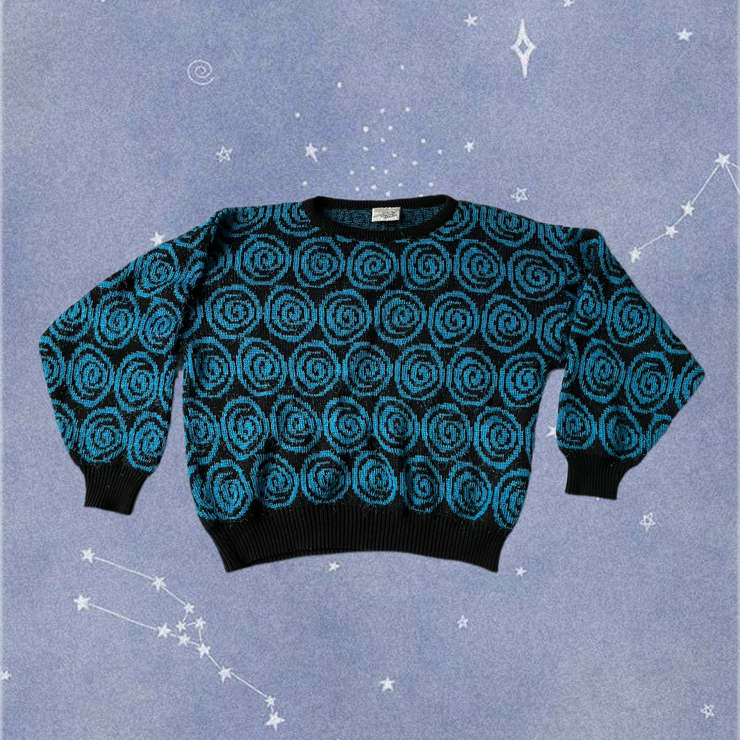Blue Spiral Jumper M/L