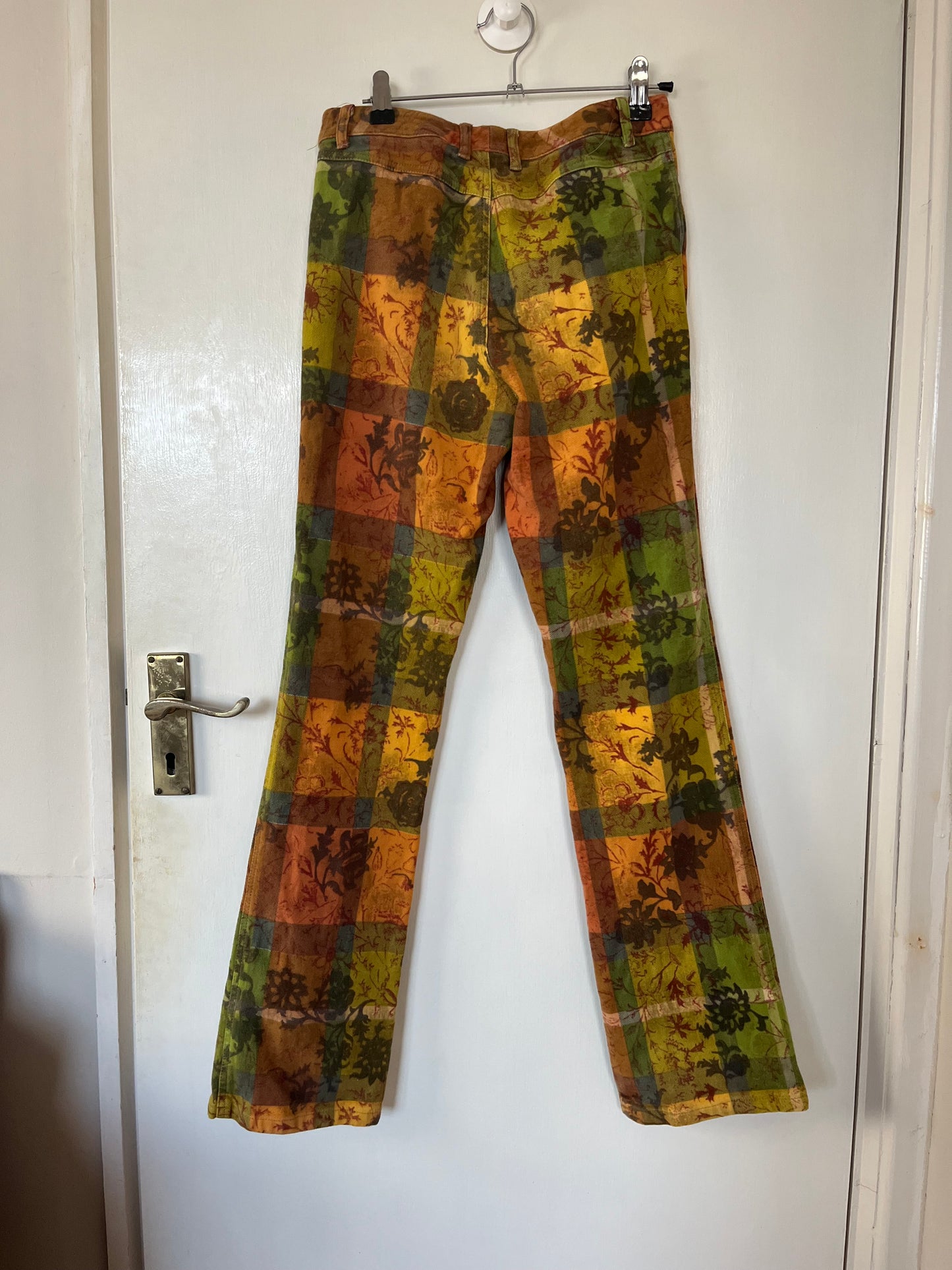 Patchwork Floral Pants UK 6