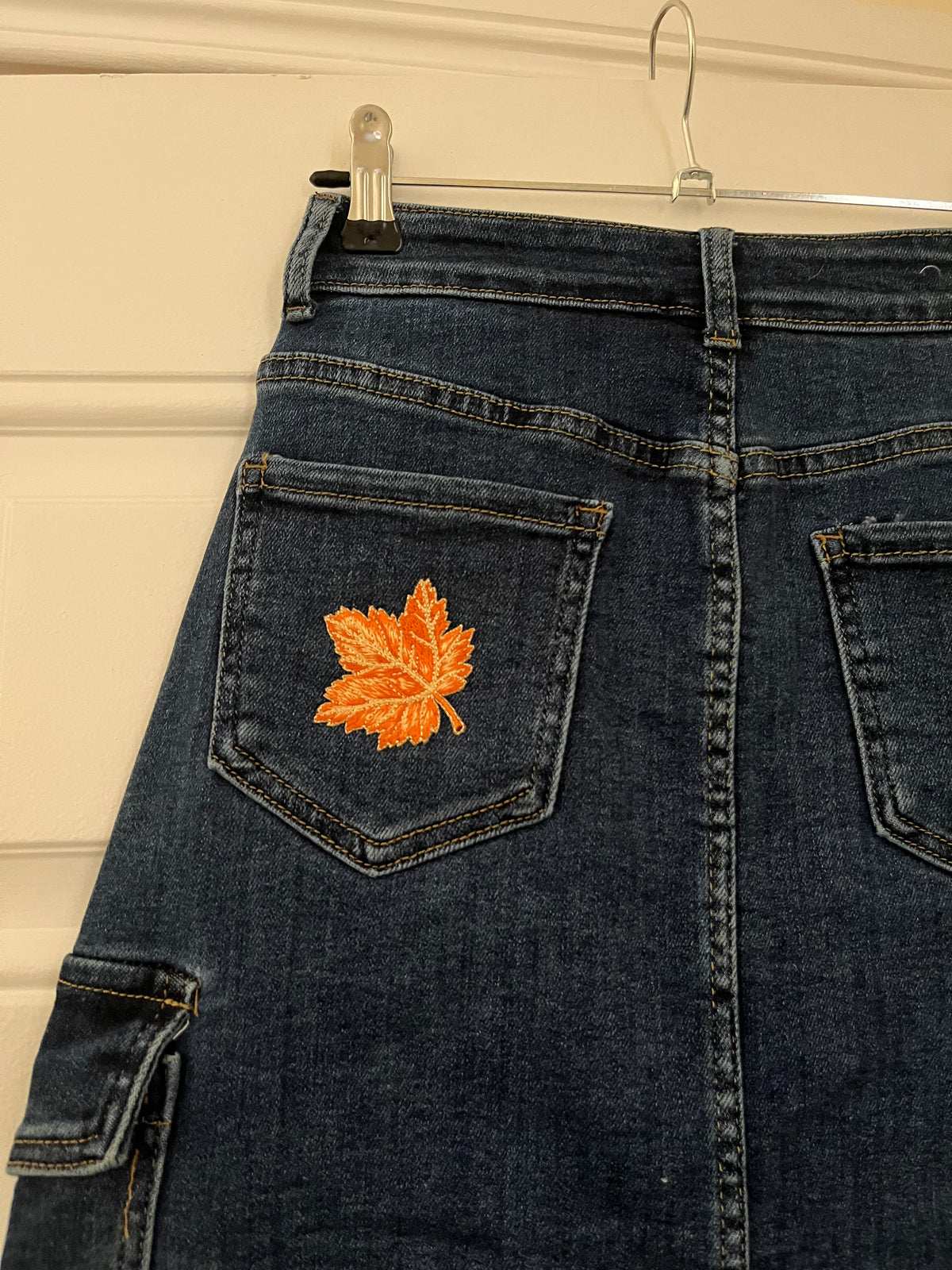 90s Denim Skirt UK 6-10