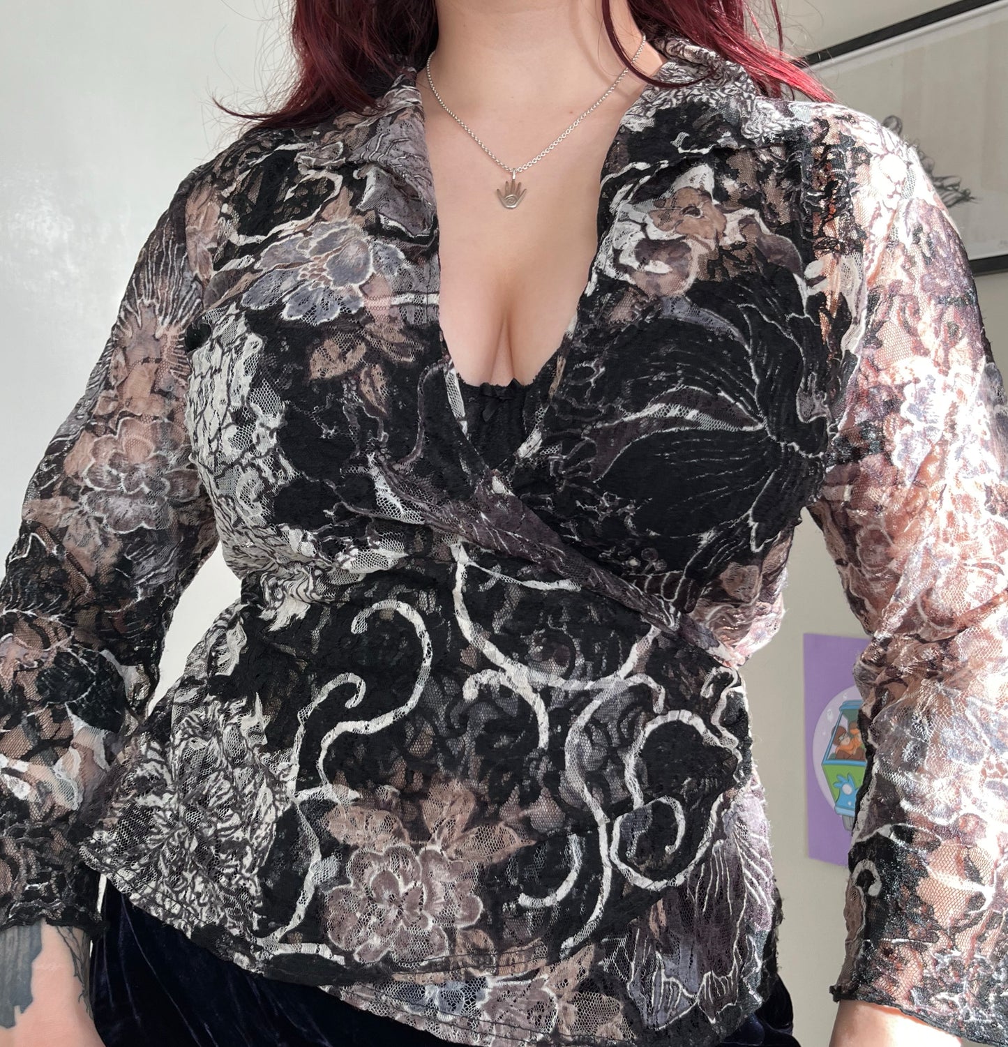 Lacey Wrap Top - UK 12