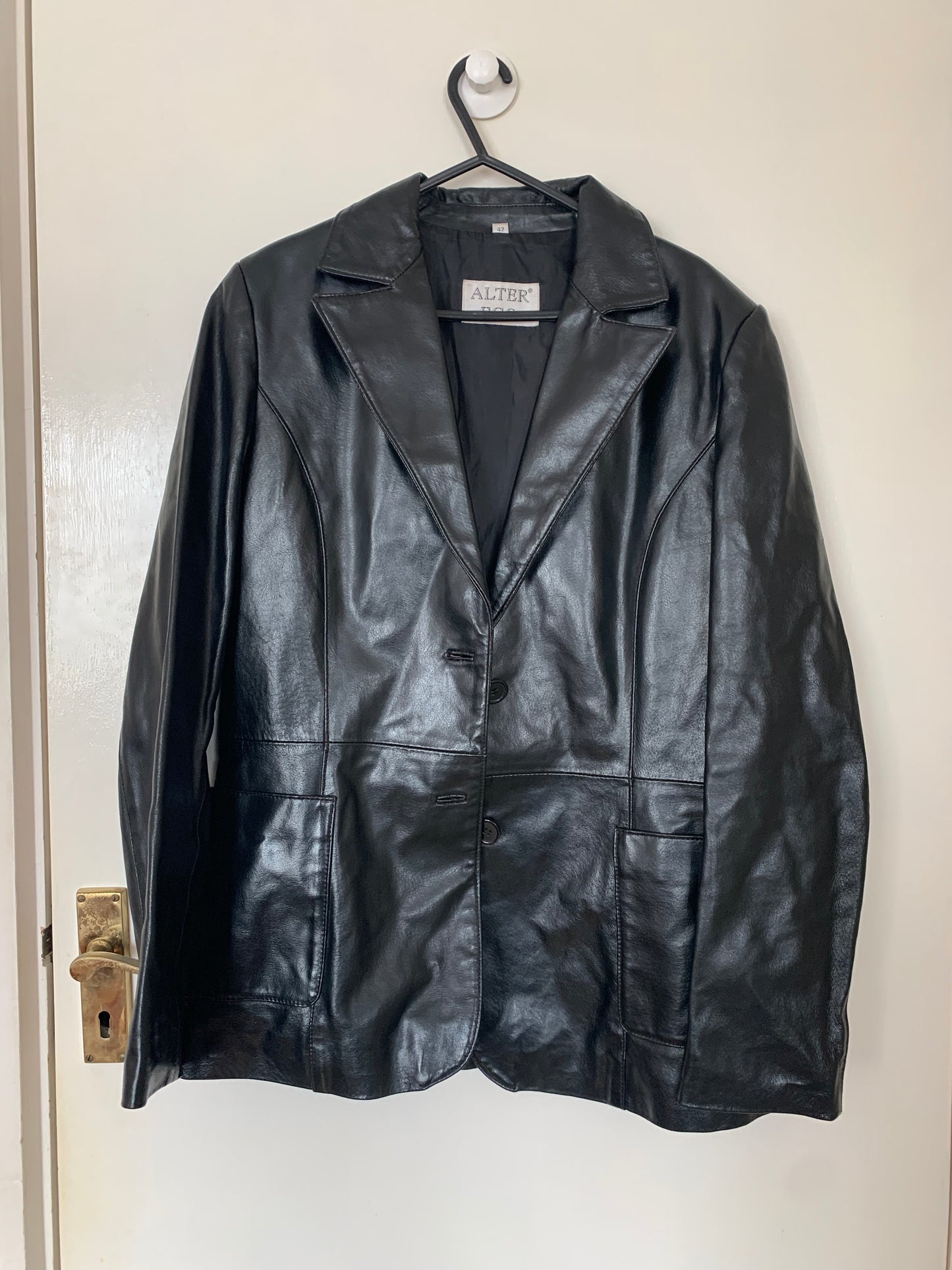 Buffy 90s Leather Jacket UK 12/M