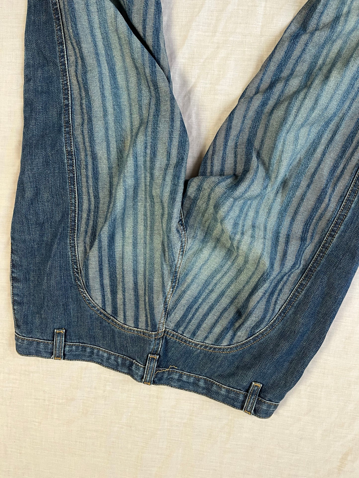 1990s Striped Jeans UK 8-10