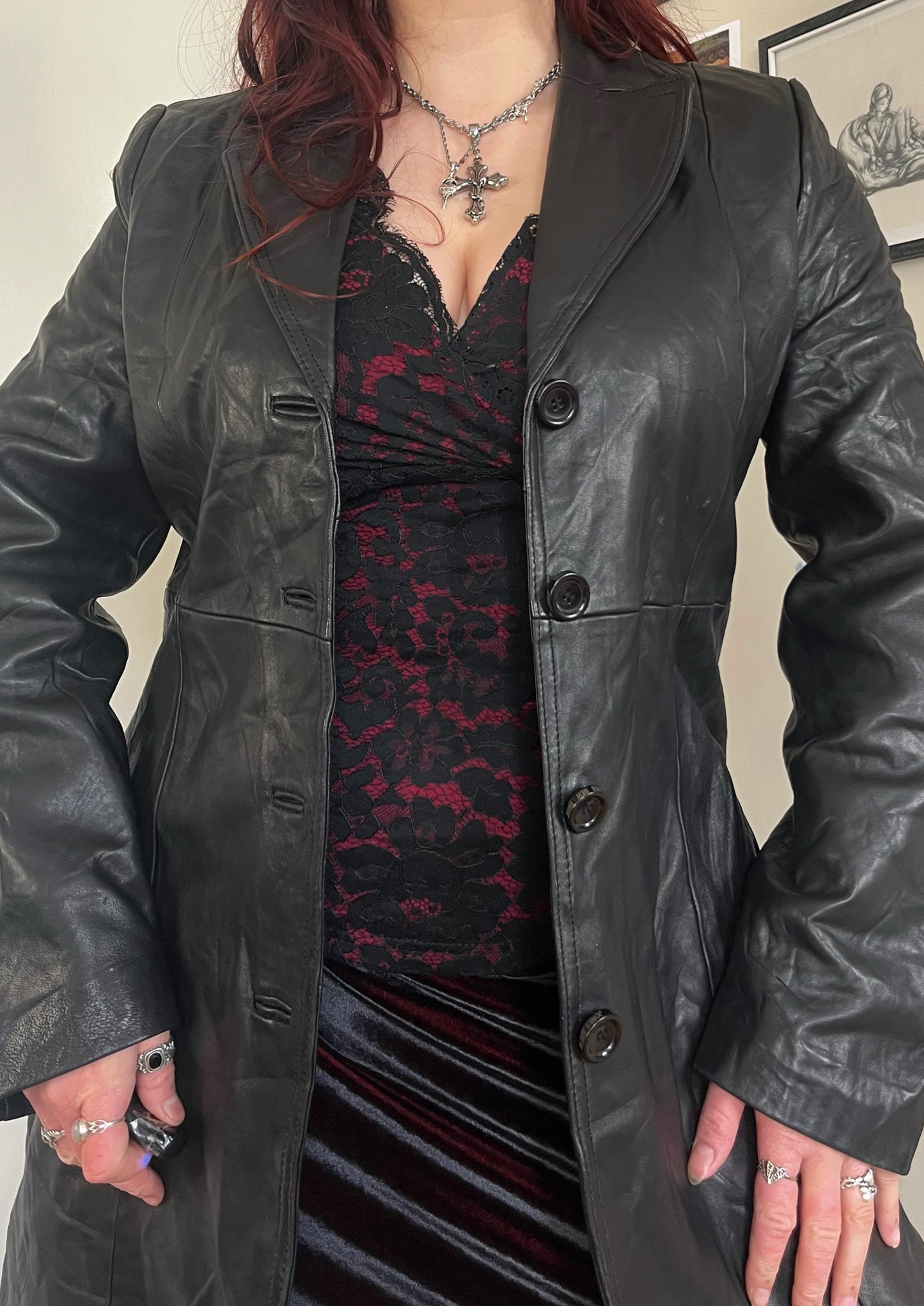 Ivy Leather Jacket UK 12
