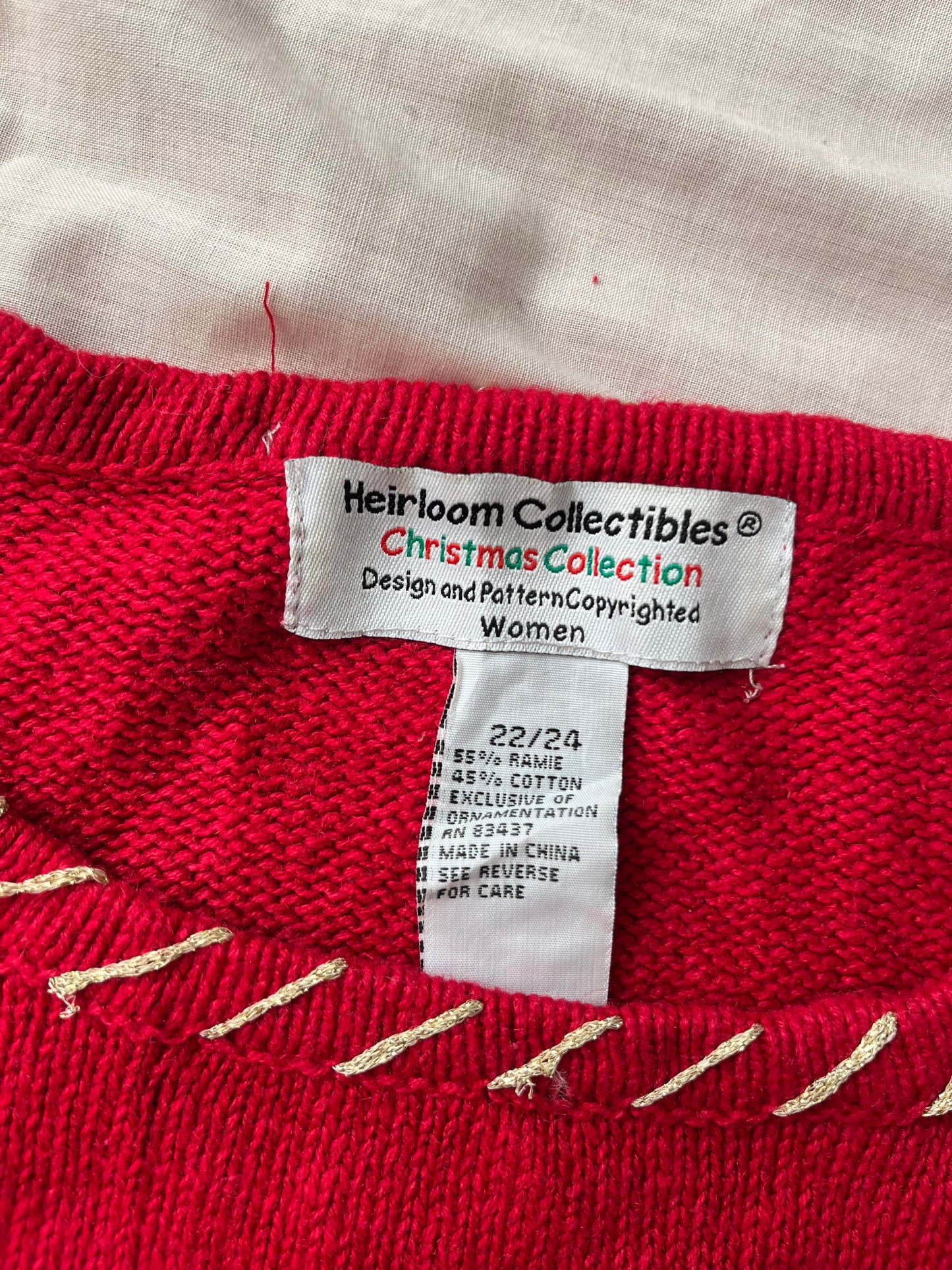 Yuletide 1990s Jumper UK 4-18/XL