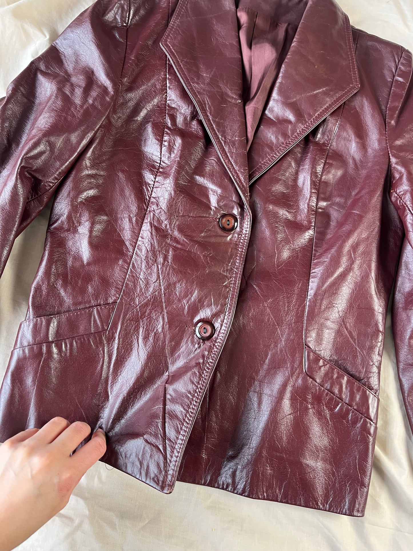 Winona Leather Jacket UK 8