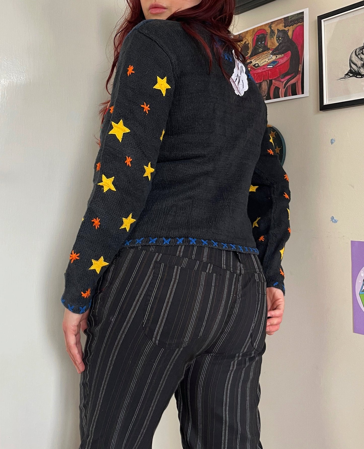 Something Wicked 1990s Halloween Cardigan S