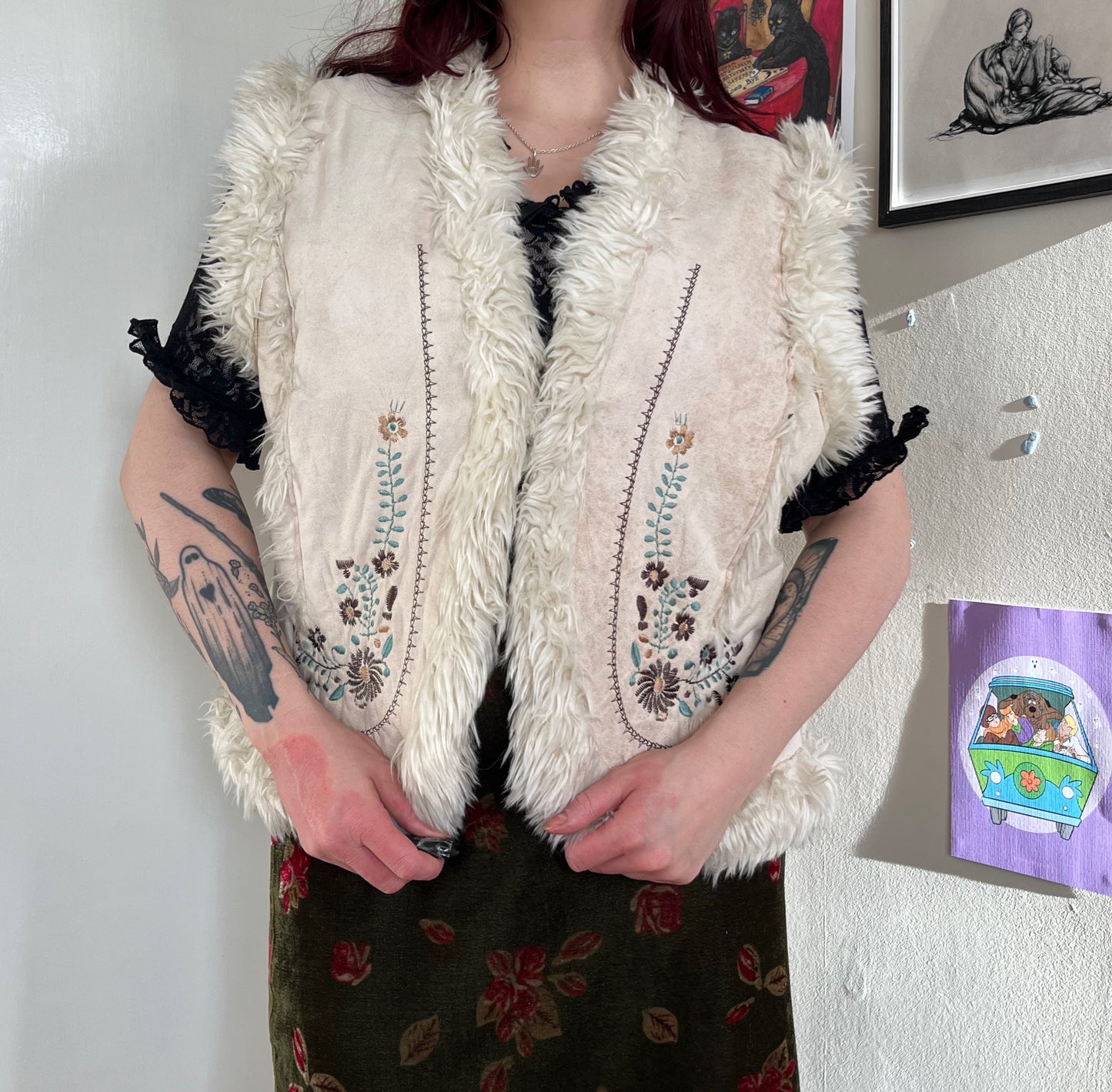 Afghan Style Body Warmer - UK 16