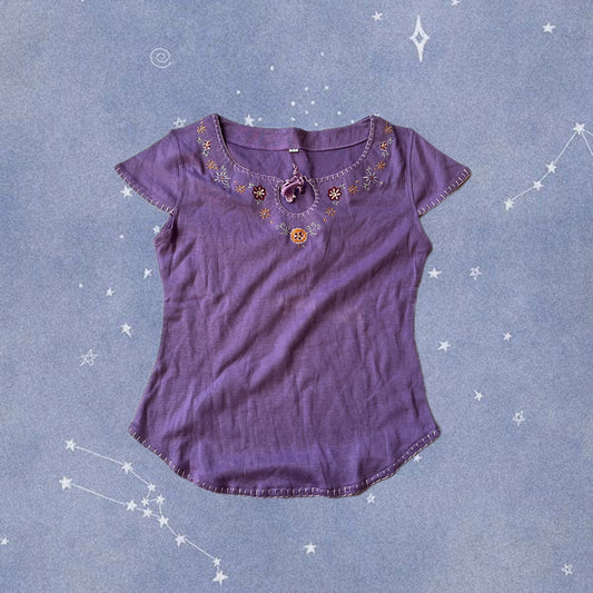 Purple Boho Top - UK 8