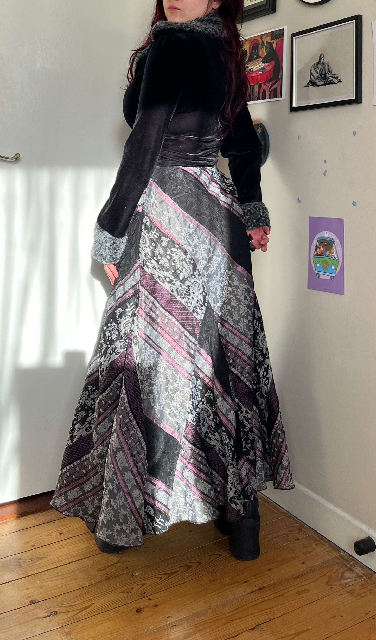 Patchwork Maxi Skirt - UK 14