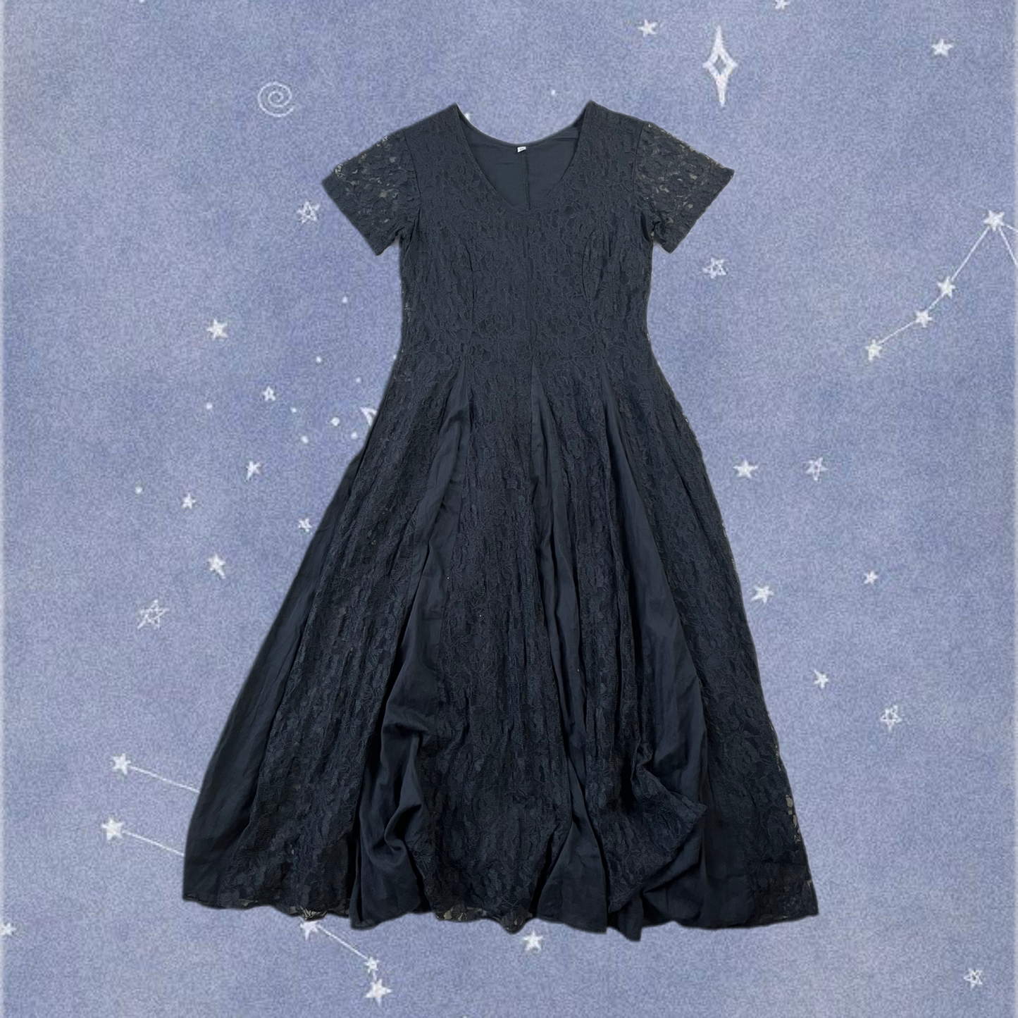 Black Lace Dress UK 12