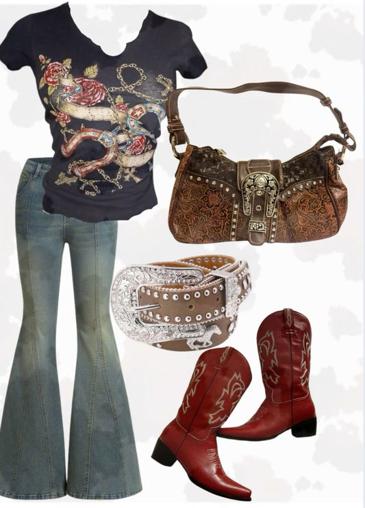 Y2K Western Bundle UK 8-10 - 5 Pieces