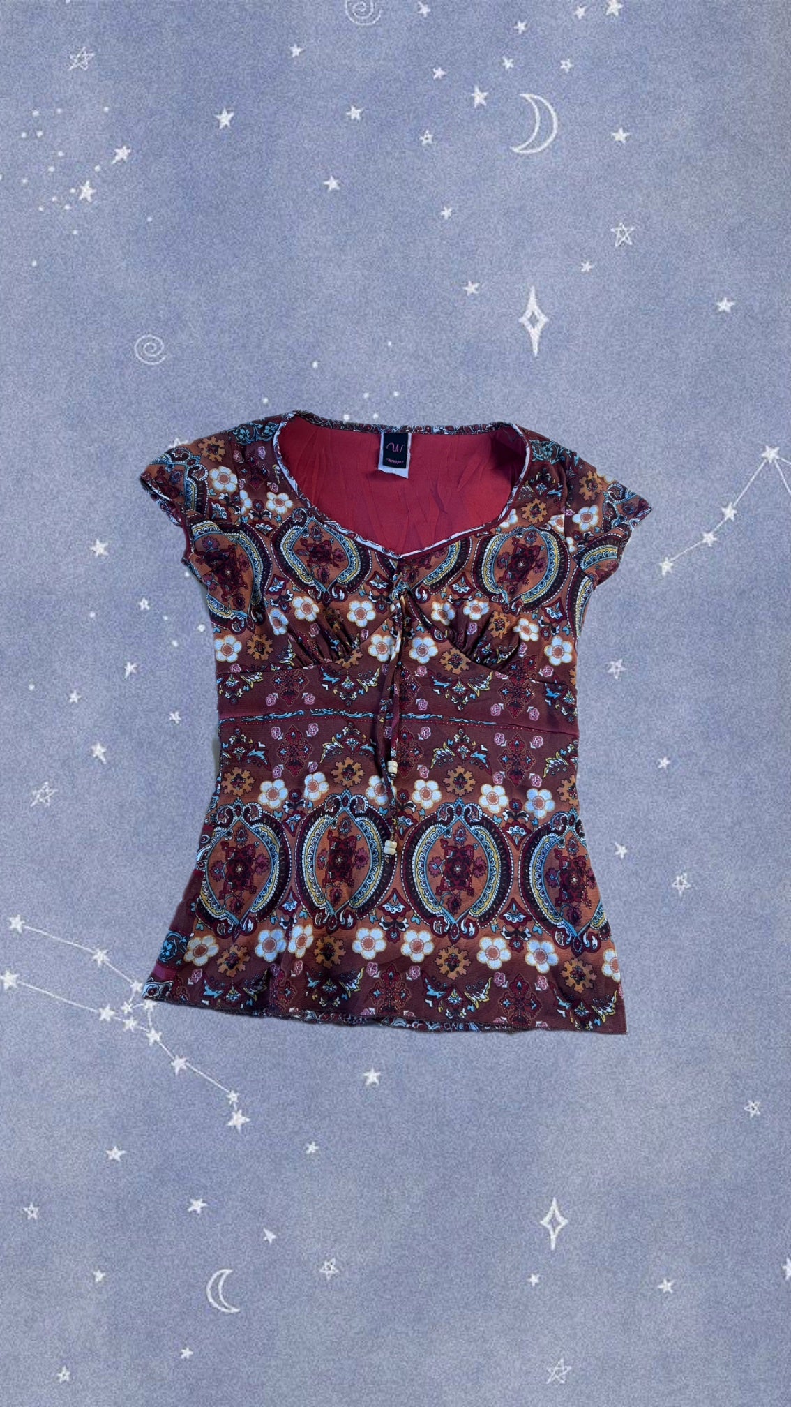 Fawn 90s Top UK 8-10