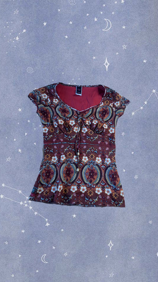 Fawn 90s Top UK 8-10