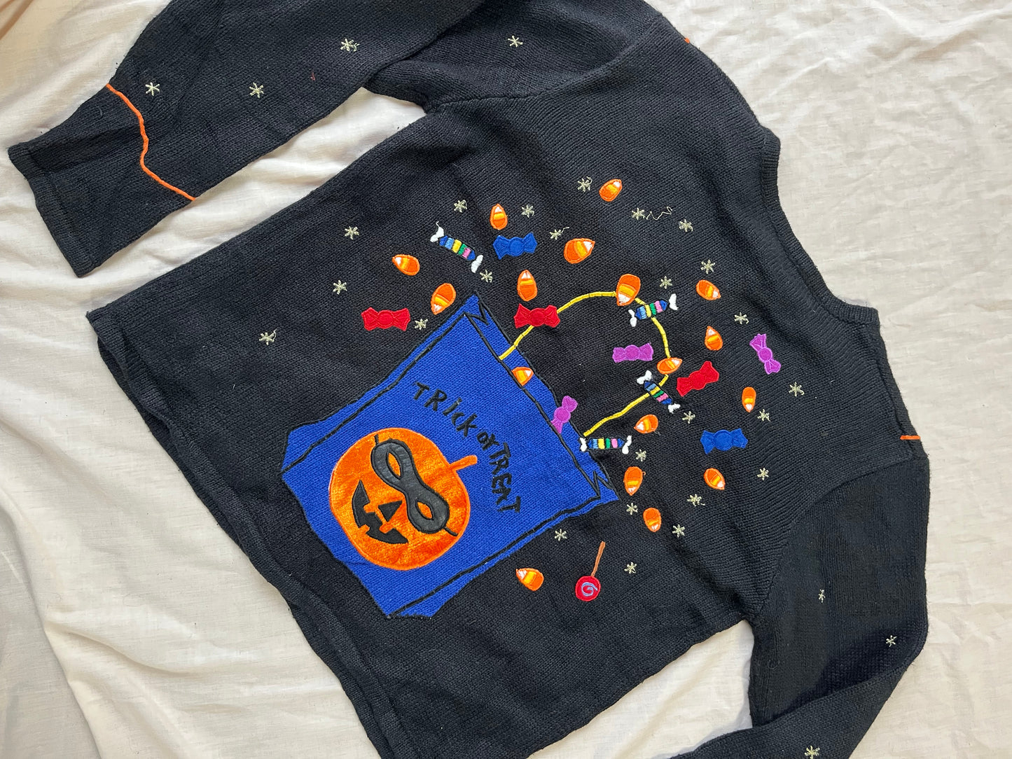 Phantom 1990s Halloween Cardigan M