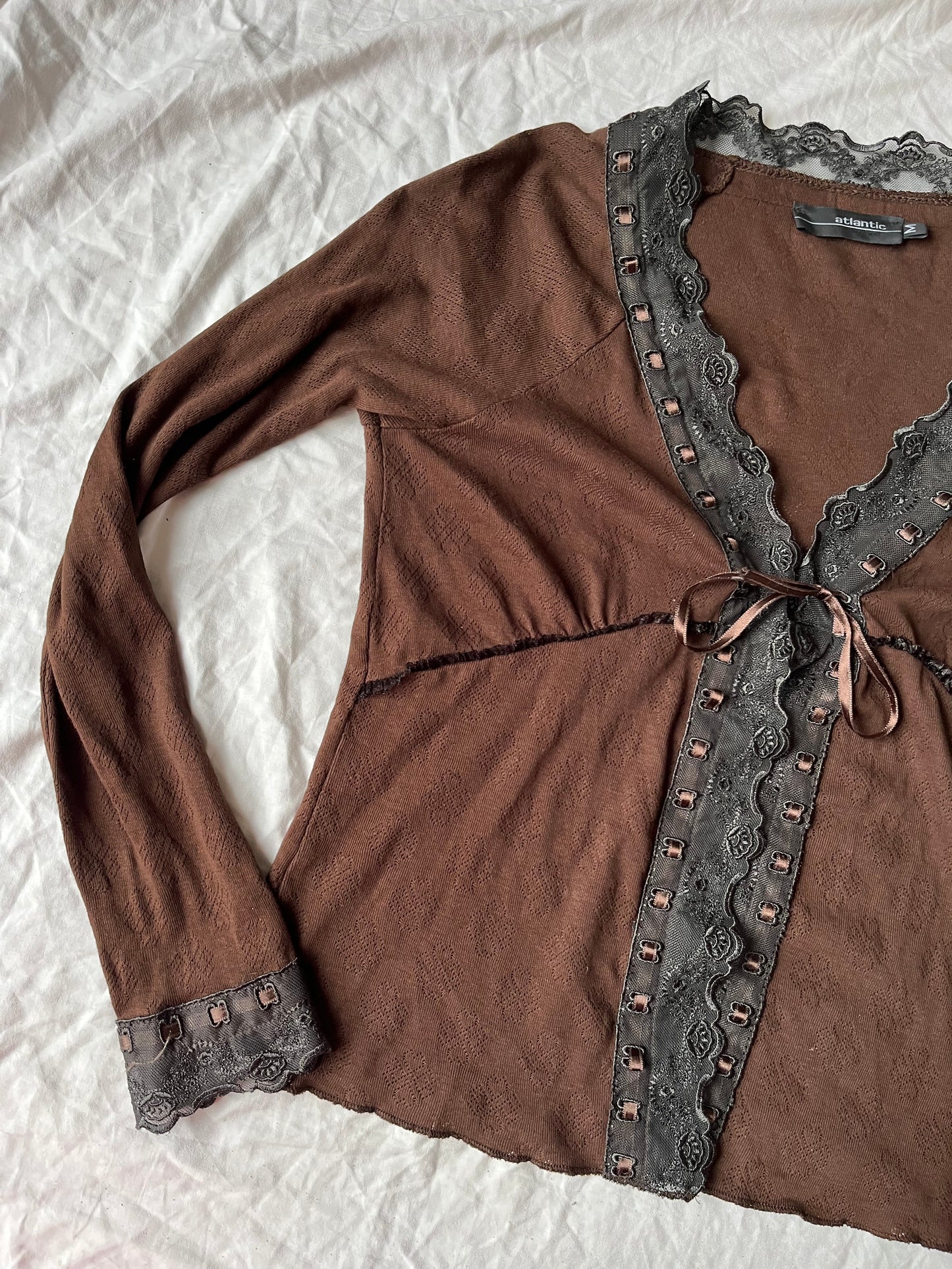 Babydoll Tie-Front Top UK 10