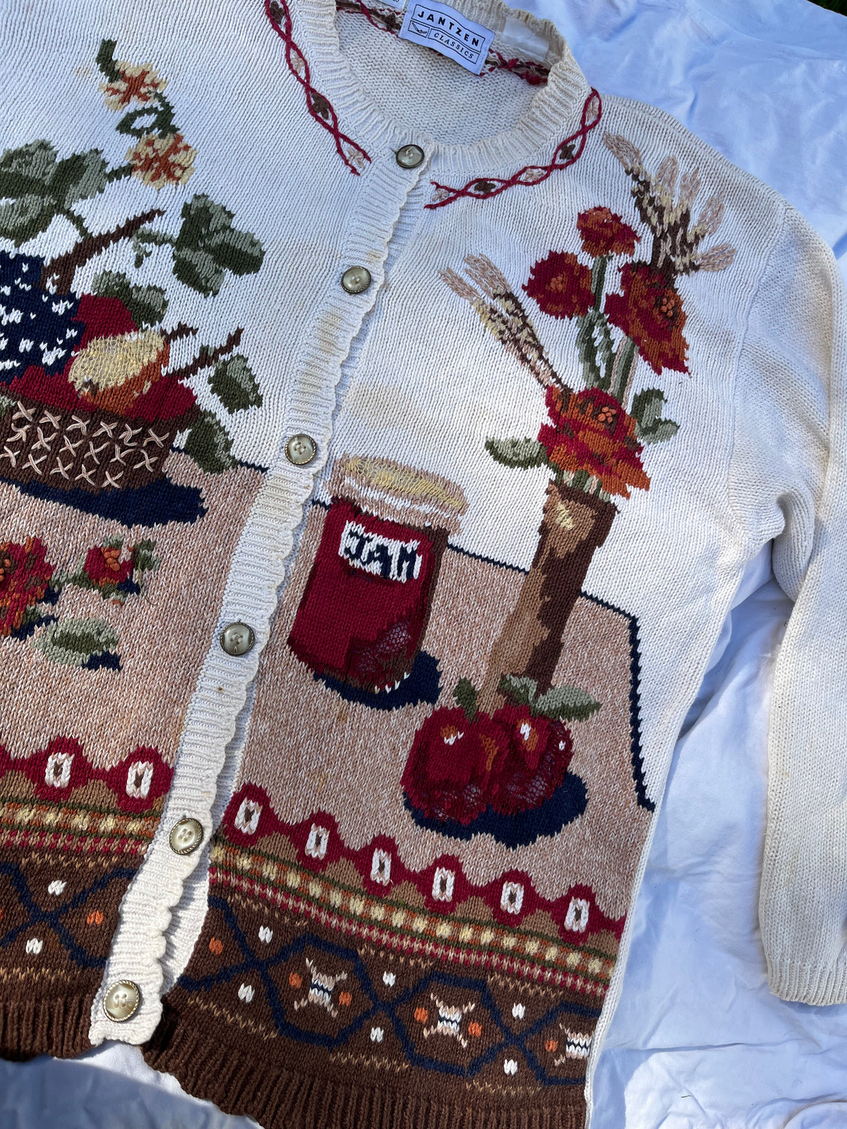 Autumn Scene Cardigan L