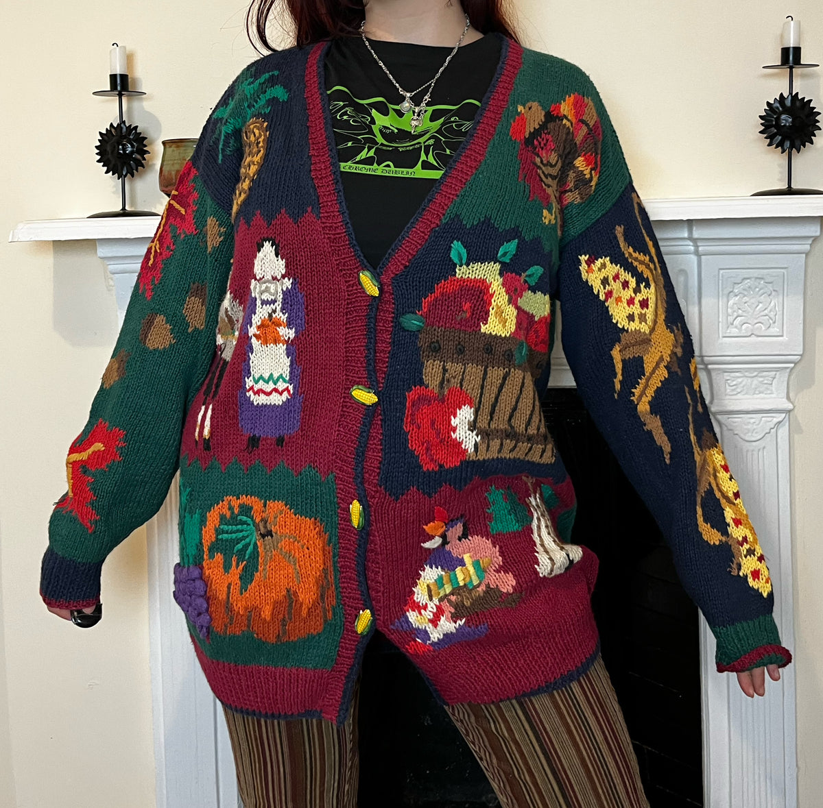 Thanksgiving Cardigan L