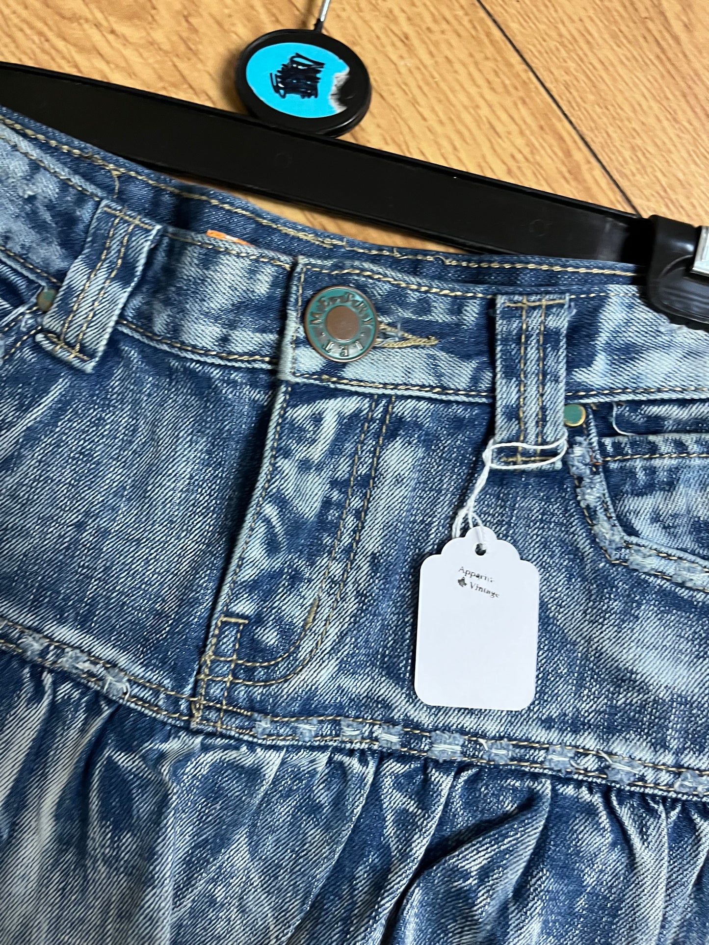 Denim Mini Skirt UK 12