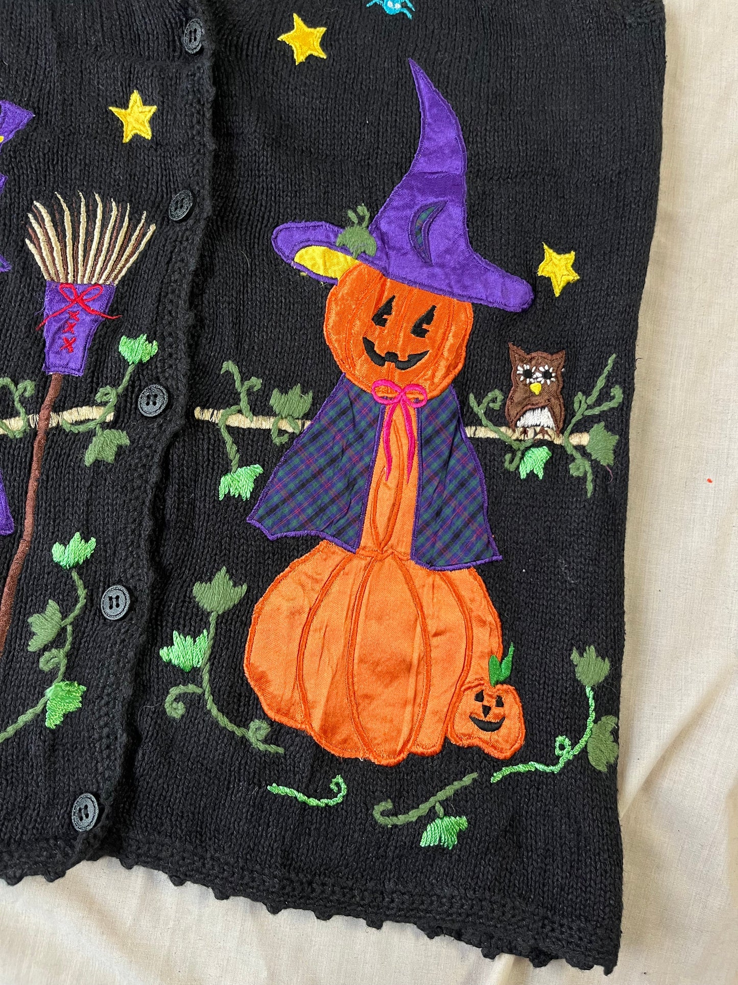 Coven 1990s Halloween Sweater Vest S