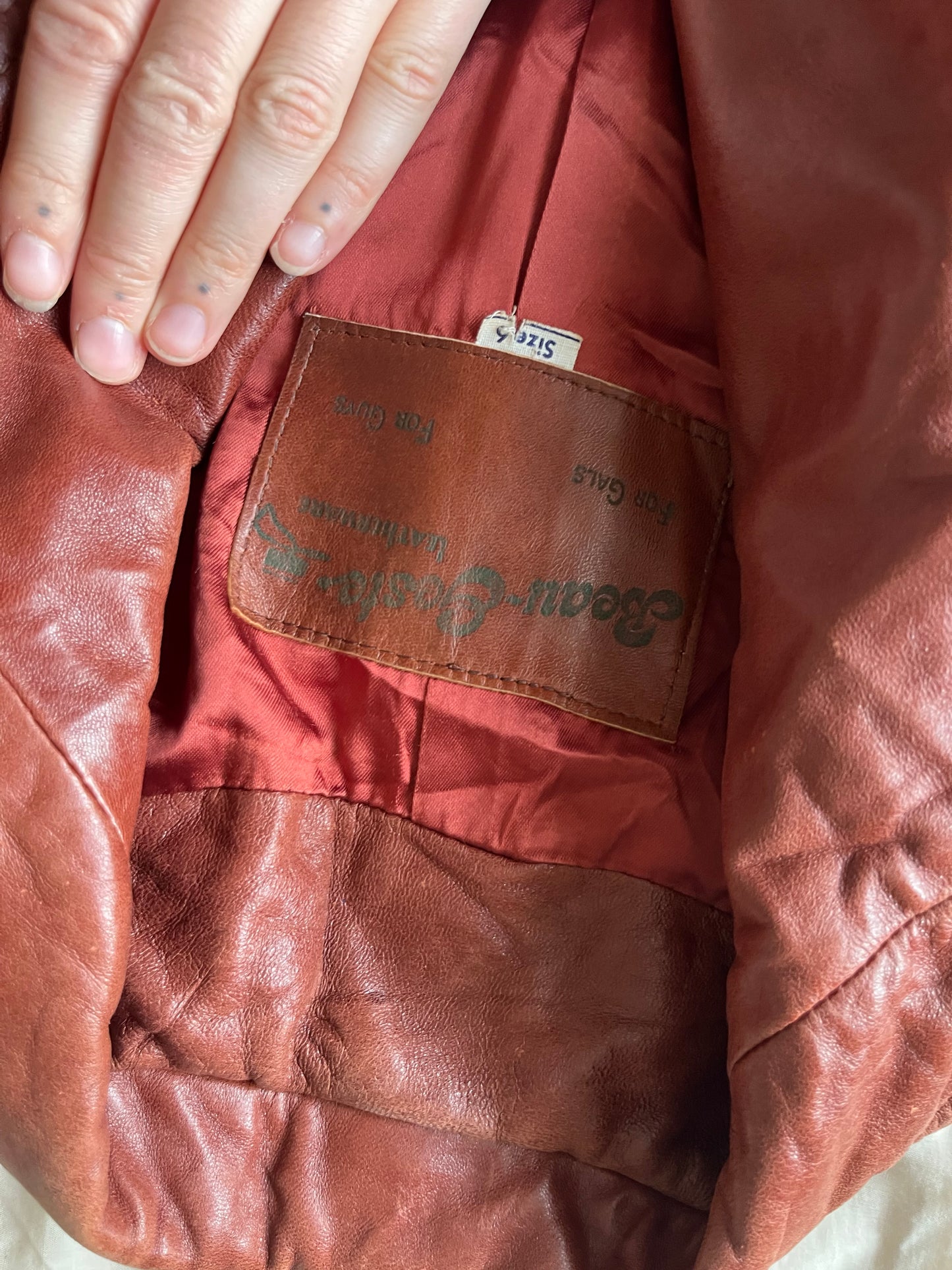 Lisa Leather Jacket UK 8