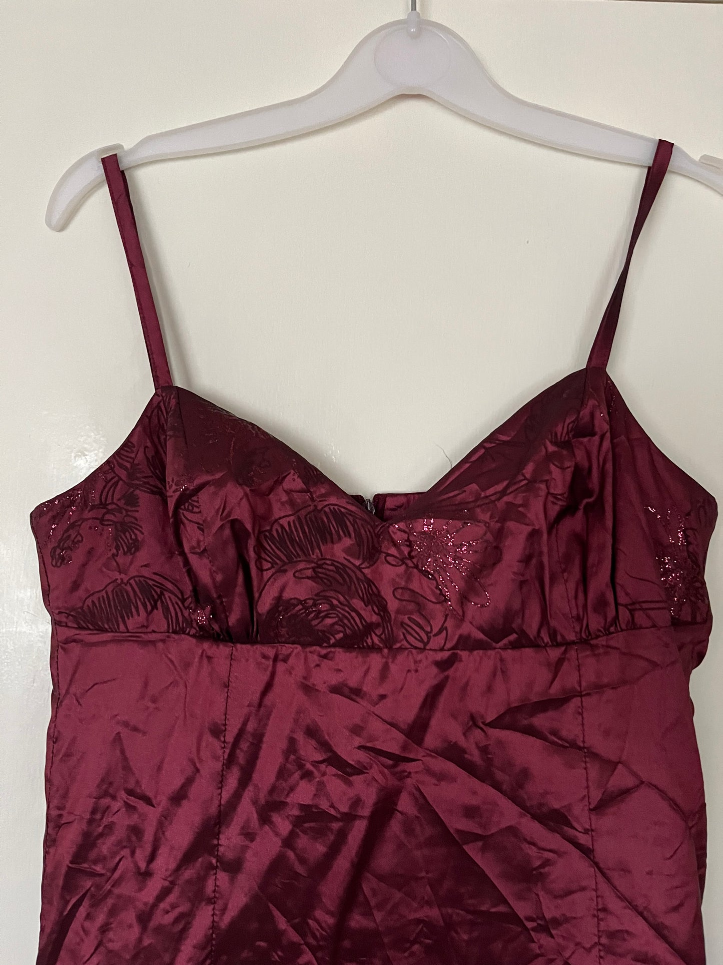 Dark Pink Prom/Evening Dress - UK 8